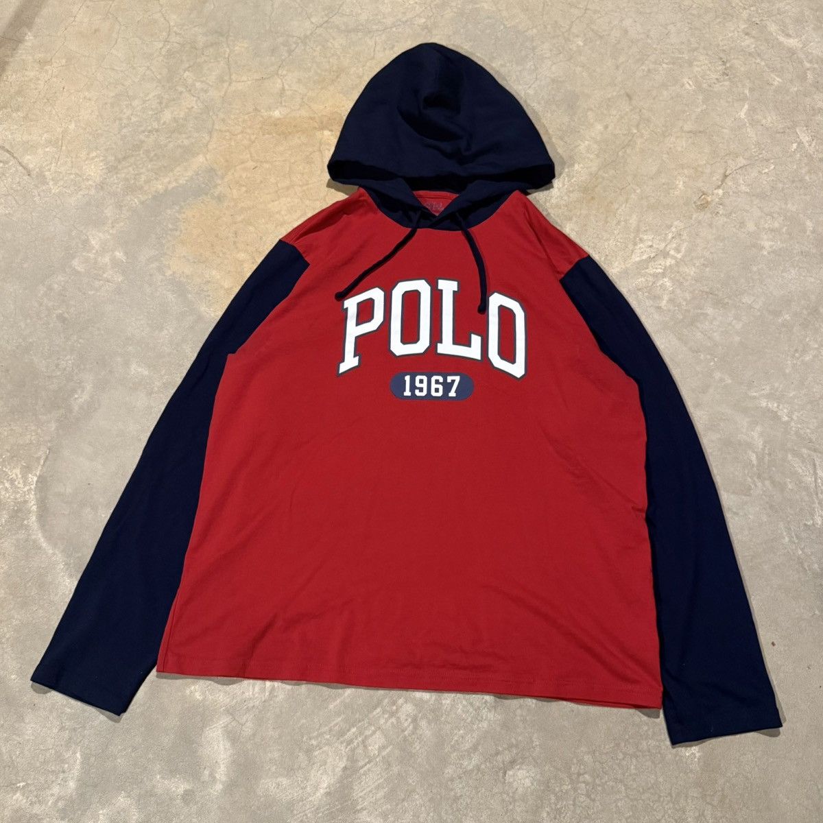 Polo Ralph Lauren Vtg Polo Ralph Lauren Arch Logo 1967 Hooded Longsleeve Shirt Size US L / EU 52-54 / 3 - 2 Thumbnail