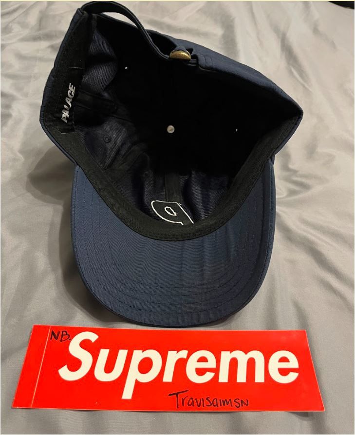 Palace Palace Navy Nylon 6-Panel Baseball Cap Size ONE SIZE - 4 Thumbnail
