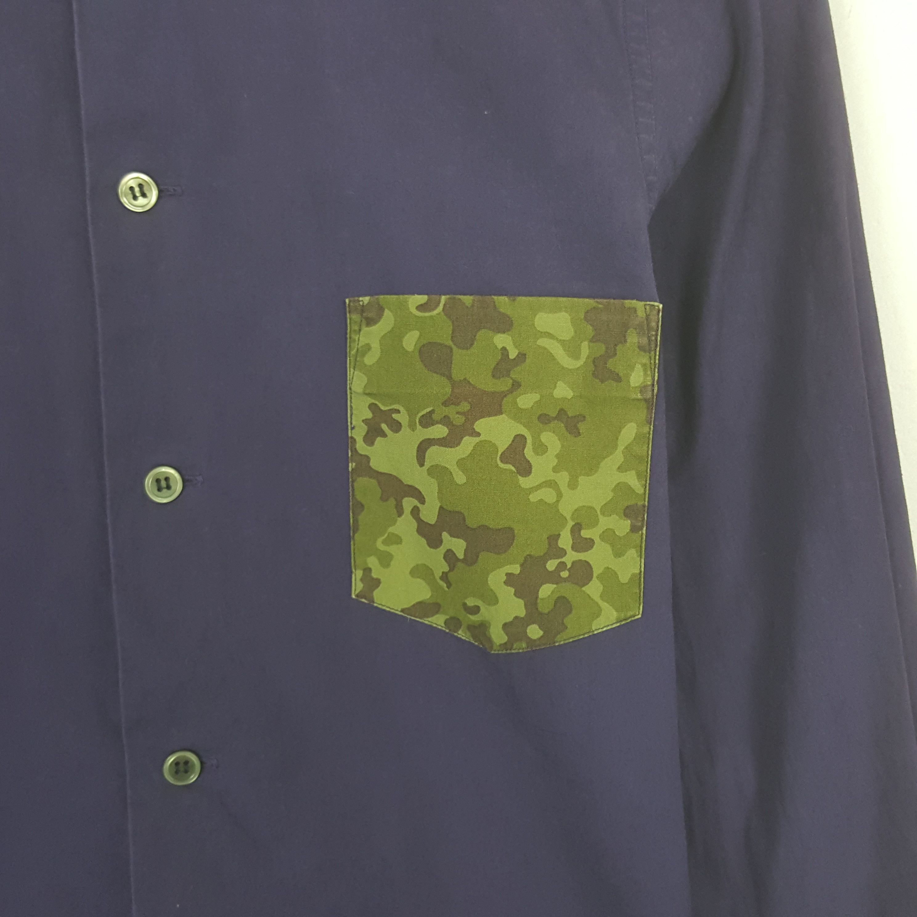Comme des Garcons Vintage Comme des Garcons Black Pocket Button up Shirt Size US XS / EU 42 / 0 - 2 Thumbnail
