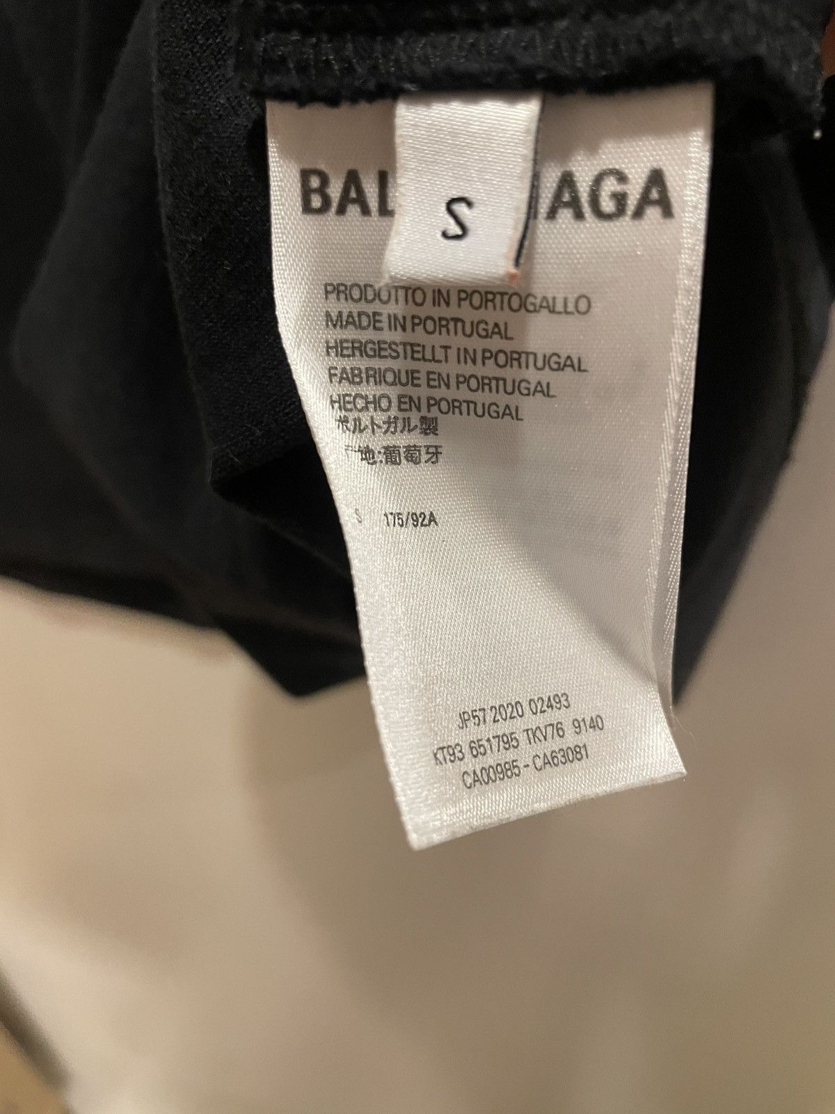 Balenciaga Balenciaga Smiley Black Tee Size US S / EU 44-46 / 1 - 4 Thumbnail