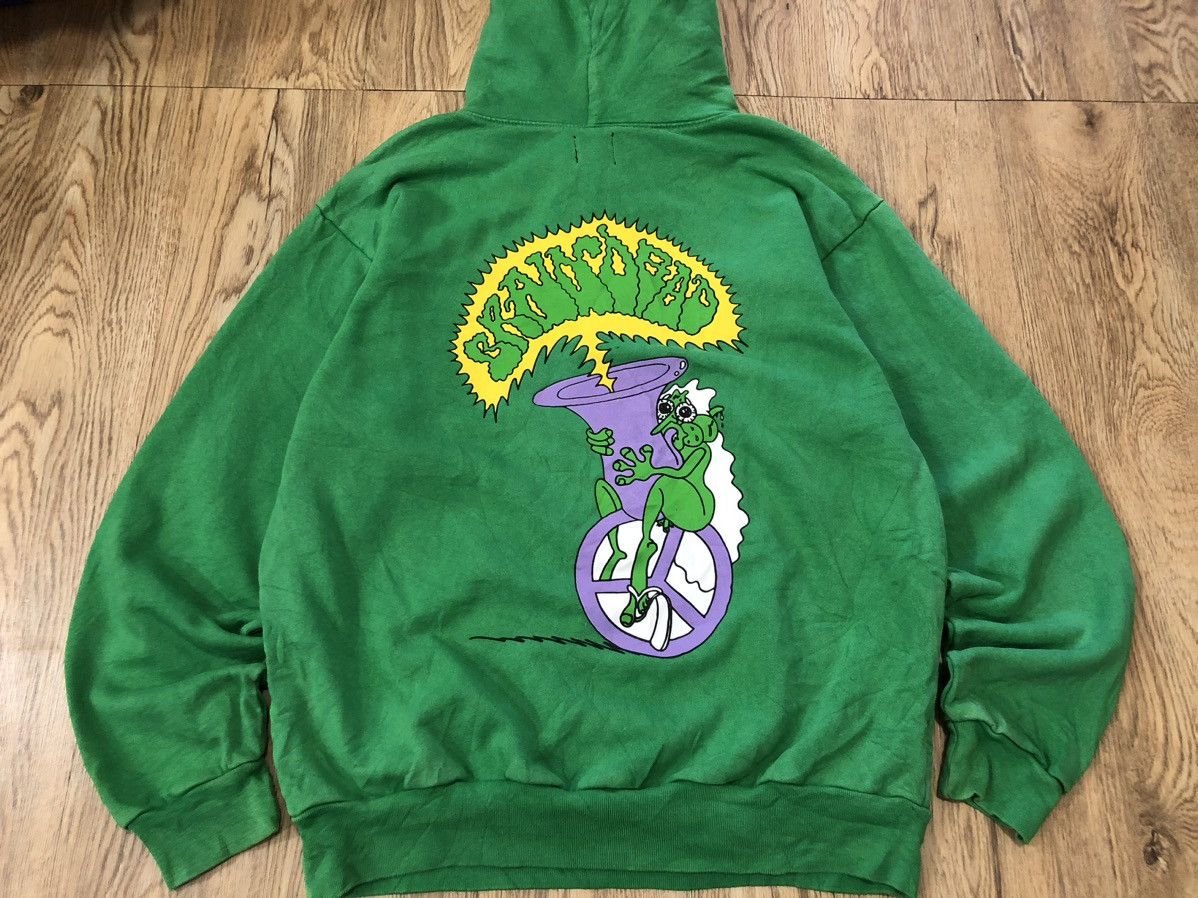 image of Brain Dead In Memoir Of Joseph Carey Merrick The Elephant Man Hoodie in Green, Men's (Size XL)