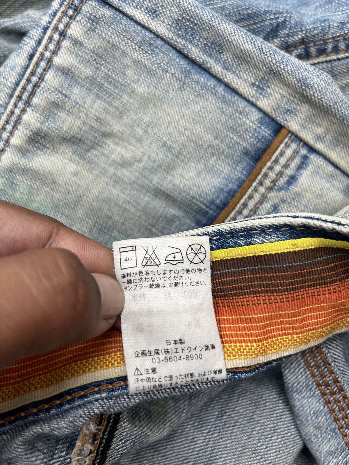 Edwin 🔥🔥🔥STEALS EDWIN MULTI POCKET DISTRESSED DENIM Size US 32 / EU 48 - 15 Thumbnail