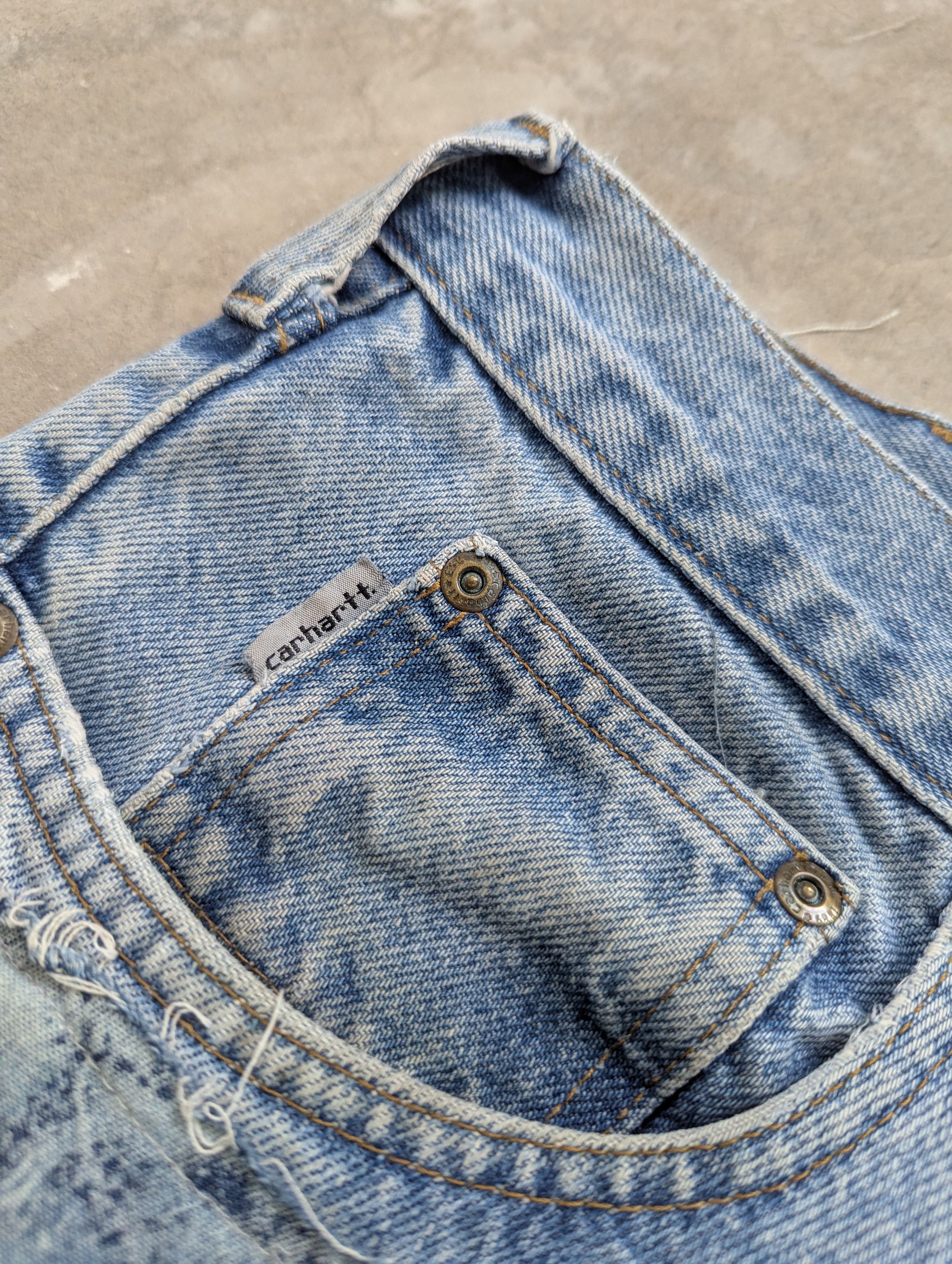 Carhartt × Vintage TODAY OFFER 💥 1/1 Carhartt Reconstructed Denim Sashiko Boro Size US 36 / EU 52 - 9 Thumbnail