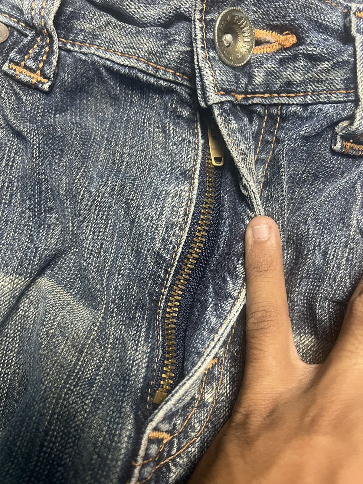Edwin Edwin 425XV Exclusive Vtg Jeans MadeInJapan Straight Fit(43) Size US 34 / EU 50 - 8 Thumbnail