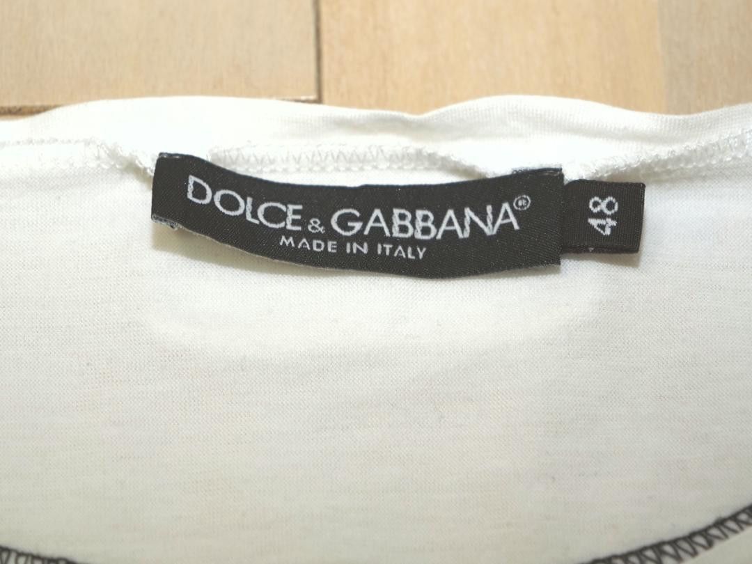 Dolce & Gabbana Dolce & Gabbana stitch contrast t shirt Size US M / EU 48-50 / 2 - 3 Thumbnail