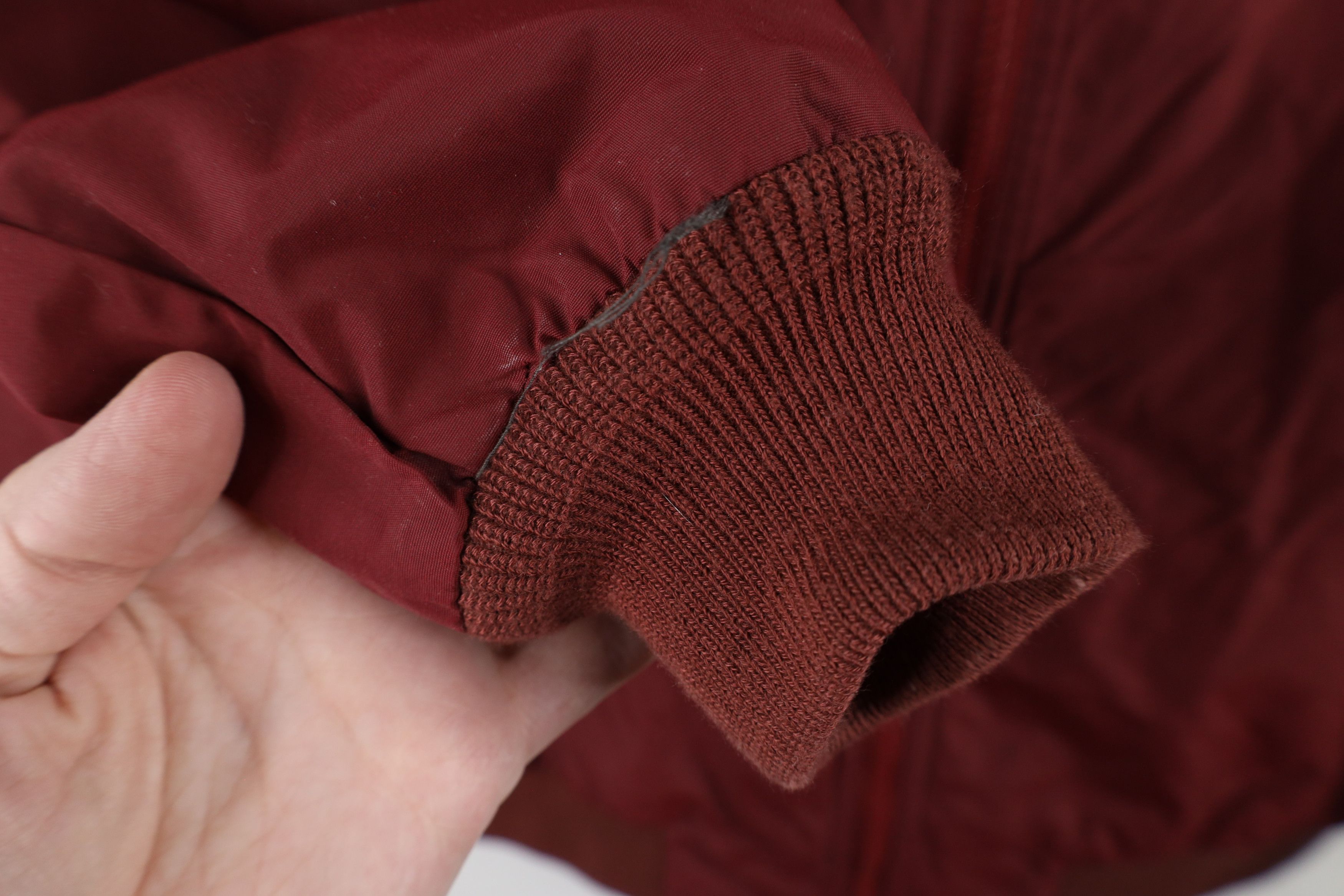 L.L. Bean × Vintage Vintage LL Bean Flannel Lined Full Zip Bombe Jacket Red Size US L / EU 52-54 / 3 - 7 Thumbnail