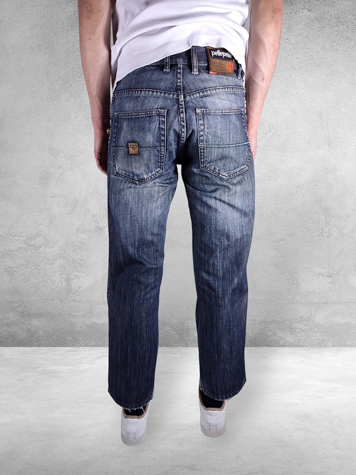 Pelle Pelle Y2K Pelle Pelle Straight Fit Distressed Denim Jeans Size US 30 / EU 46 - 6 Thumbnail