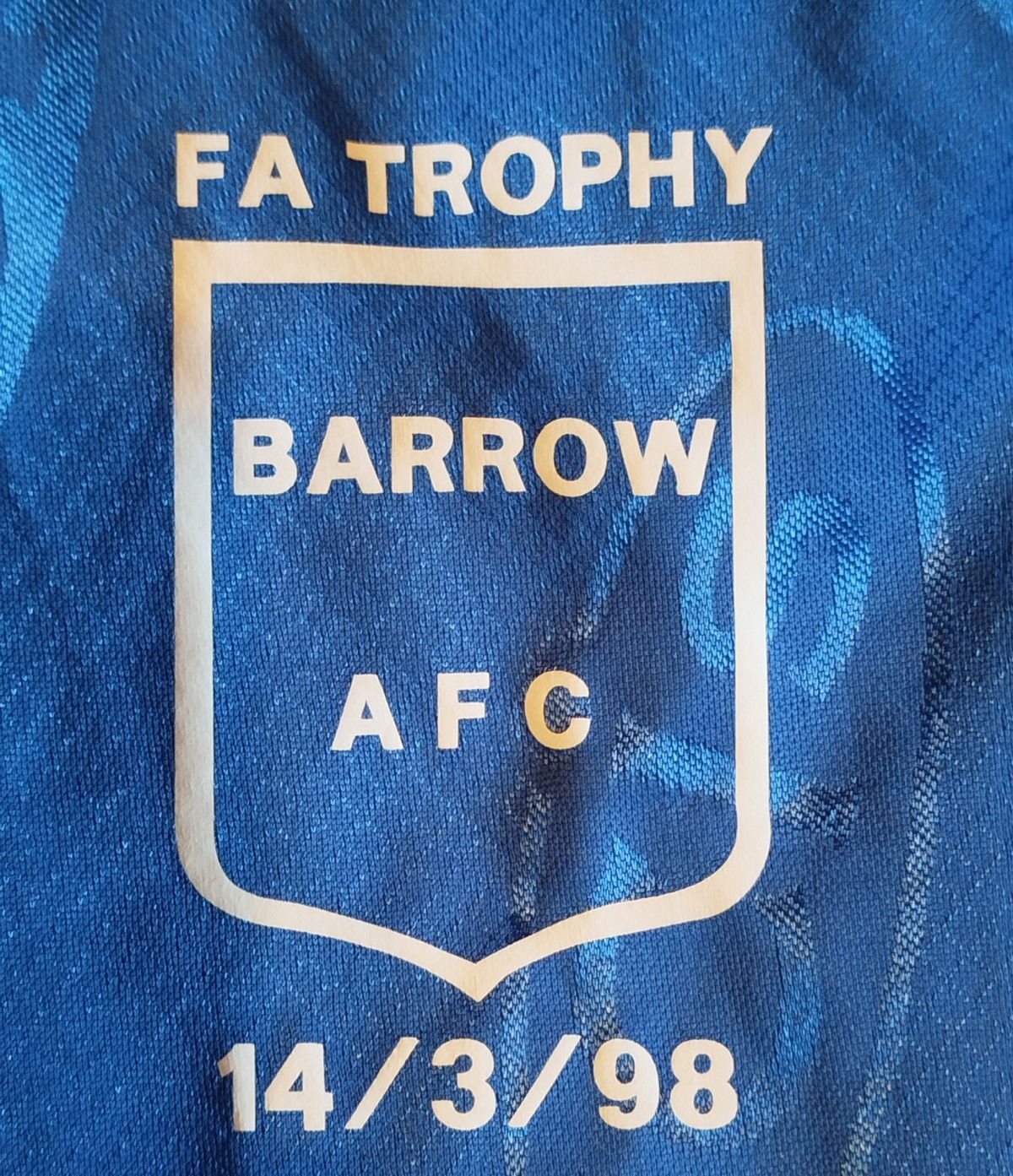 Other Barrow Player Issued 1997/1998 Special shirt Size US XL / EU 56 / 4 - 4 Thumbnail