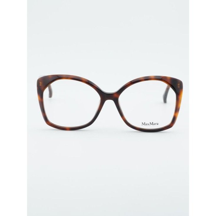 Max Mara Max Mara MM5029 052 Eyeglasses Havana 57mm Square Frame Size ONE SIZE - 2 Thumbnail