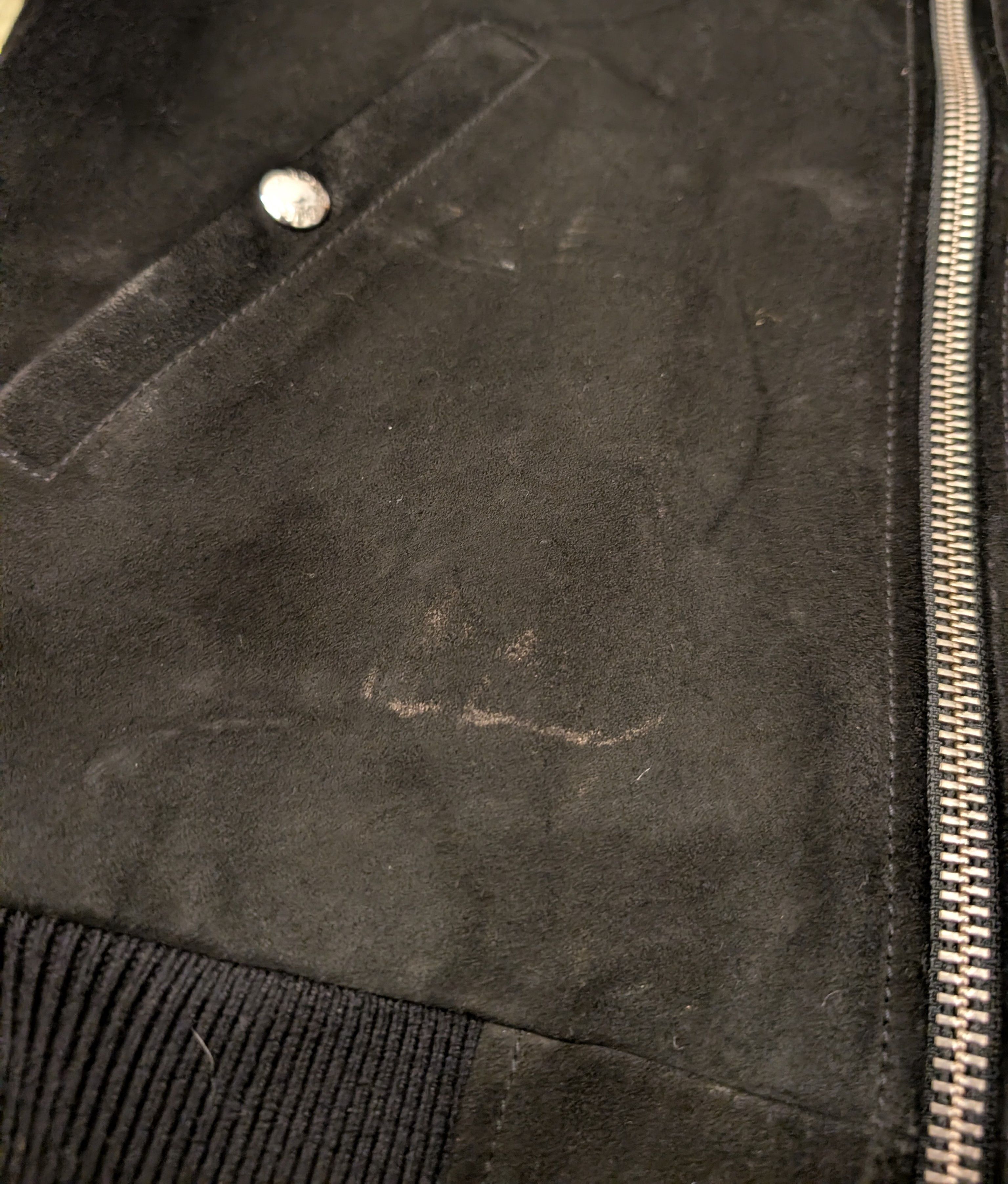 Maison Kitsune Maison Kitsune Suede Calfskin Leather Lined Bomber Jacket Size US S / EU 44-46 / 1 - 9 Thumbnail