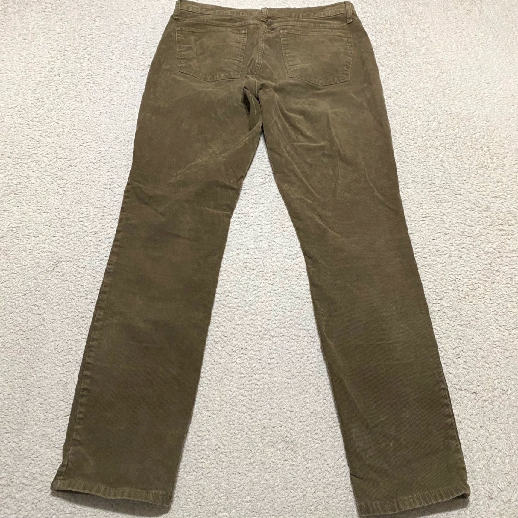 Gap GAP Jeans Womens Tall 28 Brown Corduroy Skinny Mid Rise Corduroy Jeans Tall Womens 28 Brown Skinny Mid Rise GAP Size 28" / US 6 / IT 42 - 2 Thumbnail