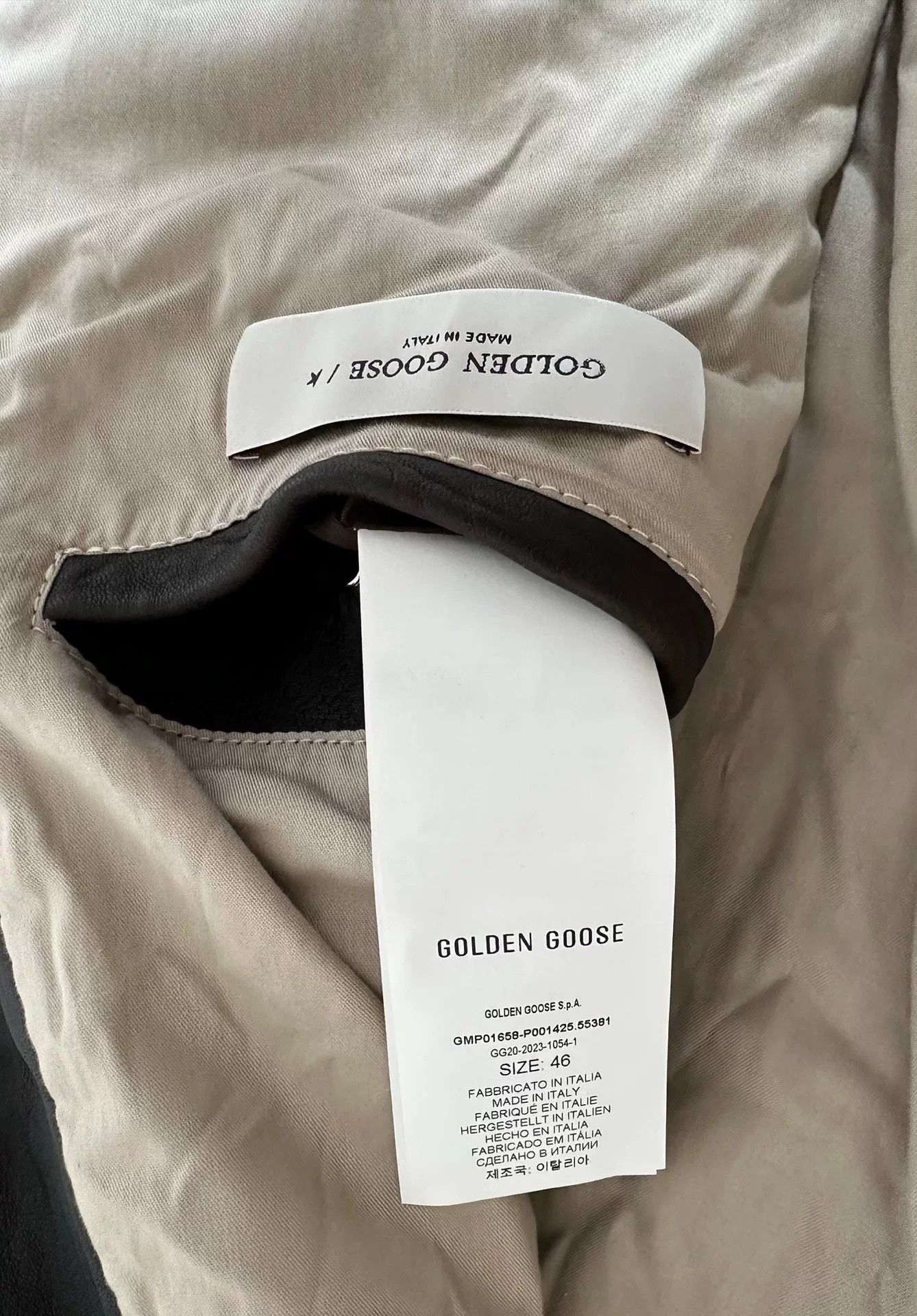 Golden Goose Golden Goose Louis Aviator Sheep Leather Jacket Size US S / EU 44-46 / 1 - 5 Thumbnail