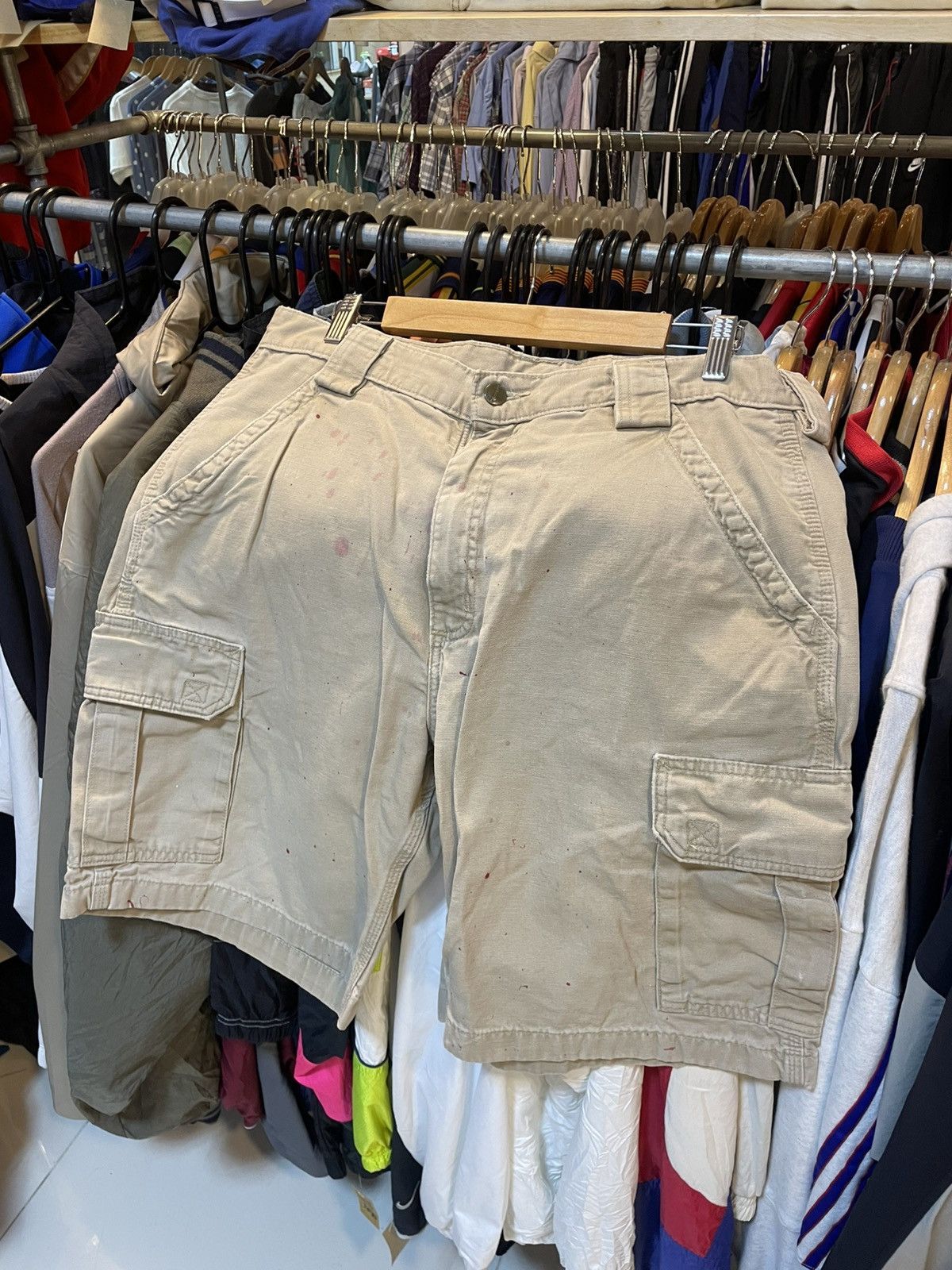 Carhartt Vintage Carhartt Carpenter Shorts Size US 36 / EU 52 - 2 Thumbnail
