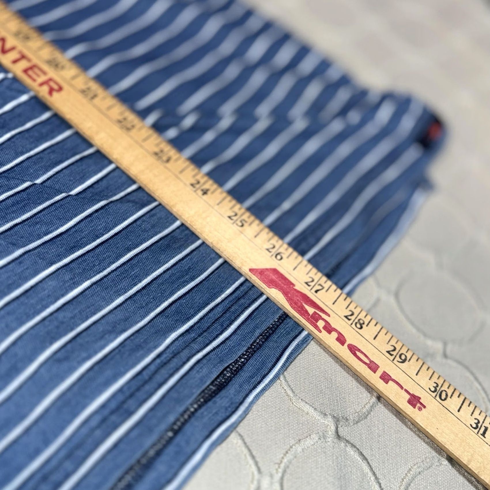 Faherty Faherty Shirt Mens Medium Blue White Striped Long Sleeve Cotton Pocket Pullover Size US M / EU 48-50 / 2 - 7 Thumbnail