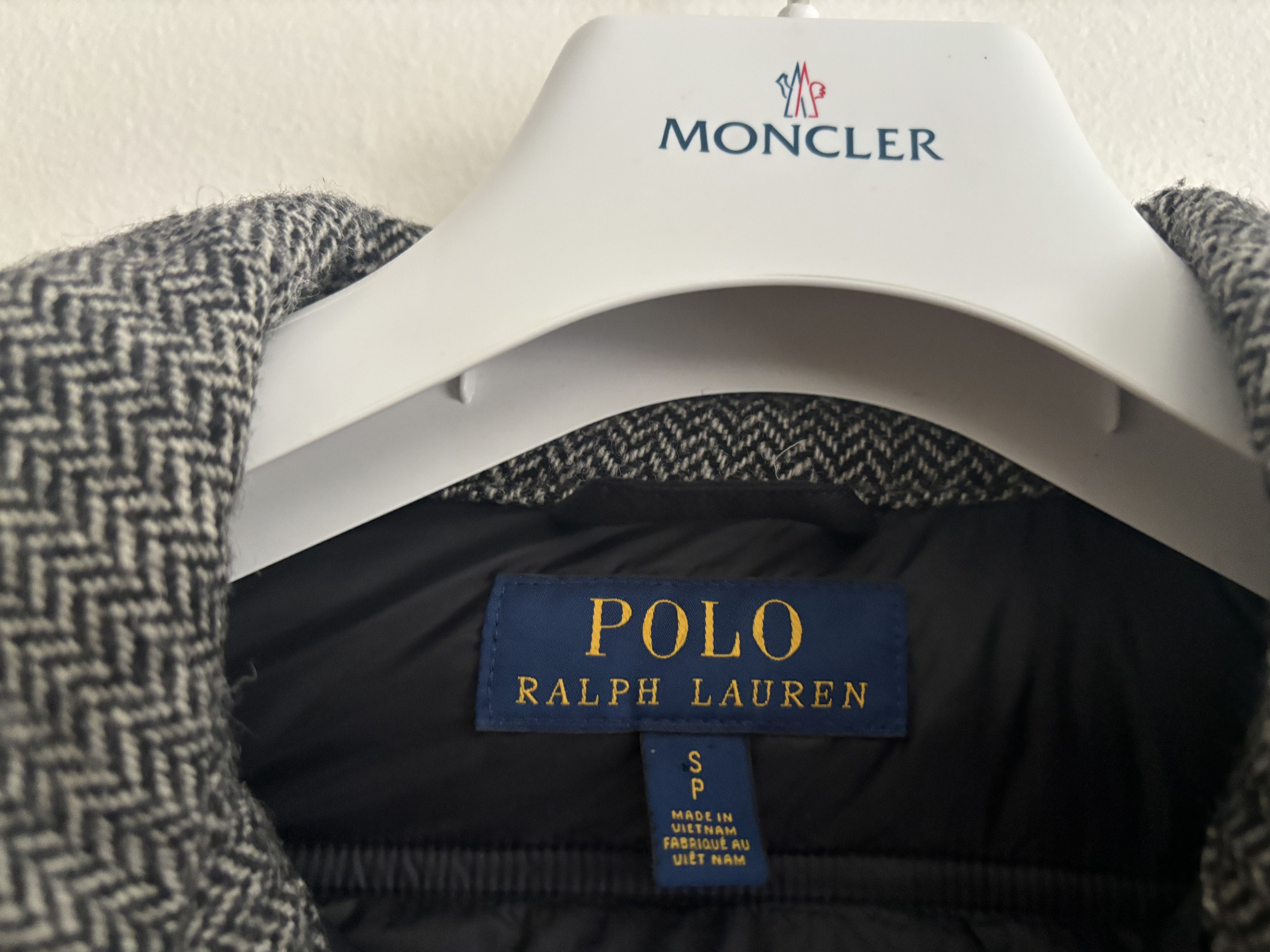 Polo Ralph Lauren BNWOT Wool Herringbone 750 Down Puffer Overshirt/Jacket Size US S / EU 44-46 / 1 - 11 Thumbnail