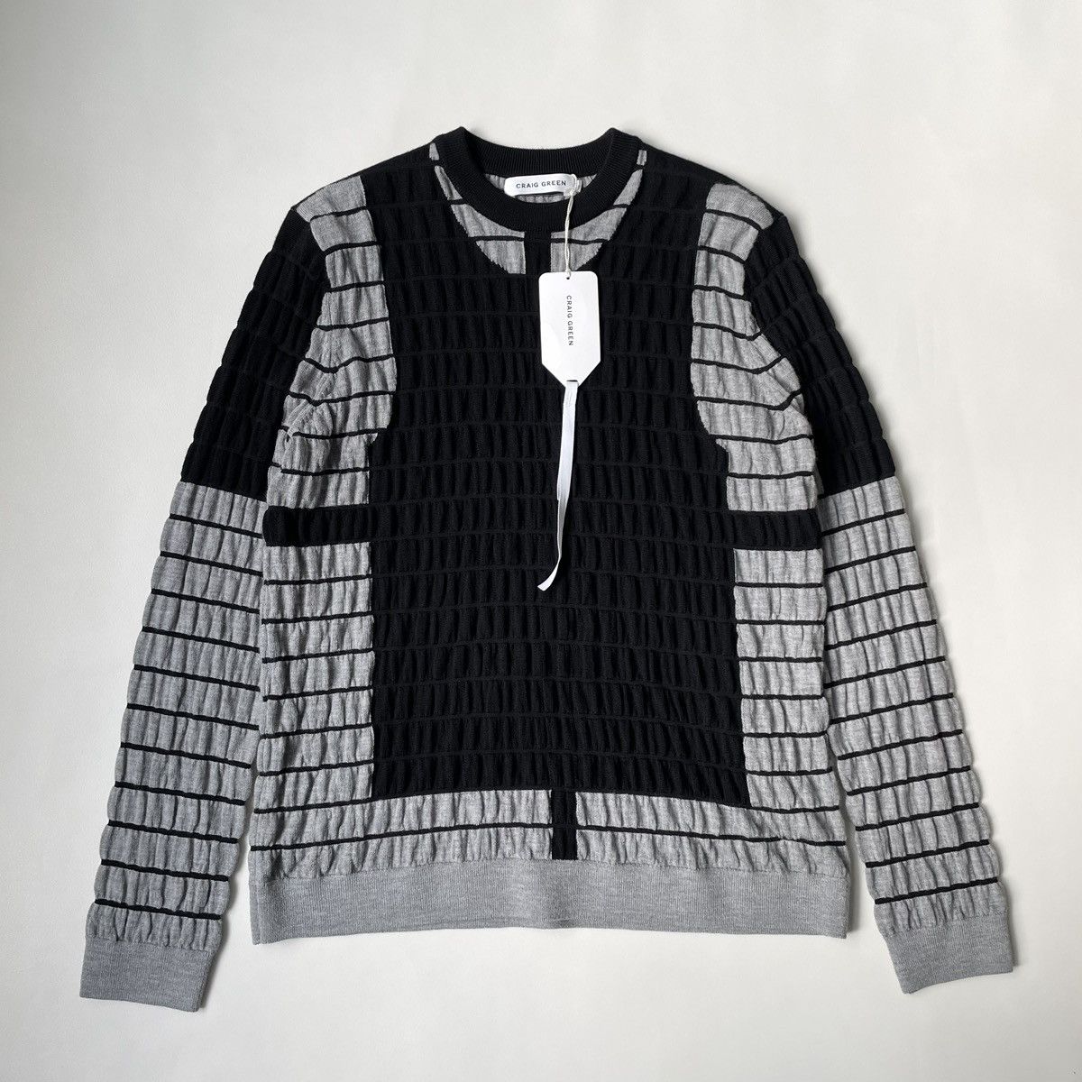 Craig Green Crinkle Wool Body Armour Panelled Sweater Size US S / EU 44-46 / 1 - 15 Thumbnail