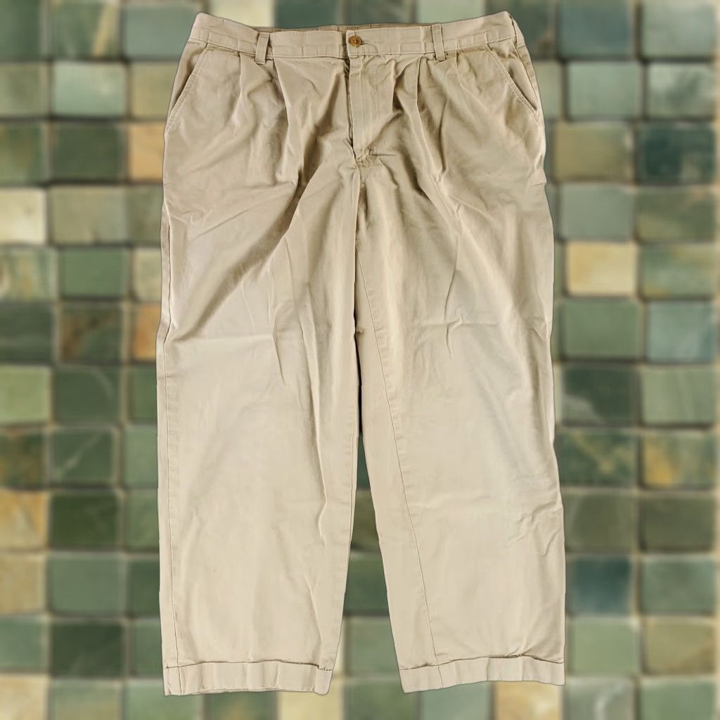 Bills Khakis Bills Khakis Parker Pant Tan Mens 38 Khakis Beige 38x27 Inseam 27 Mens Trousers Cuffed Size US 38 / EU 54 - 1 Thumbnail