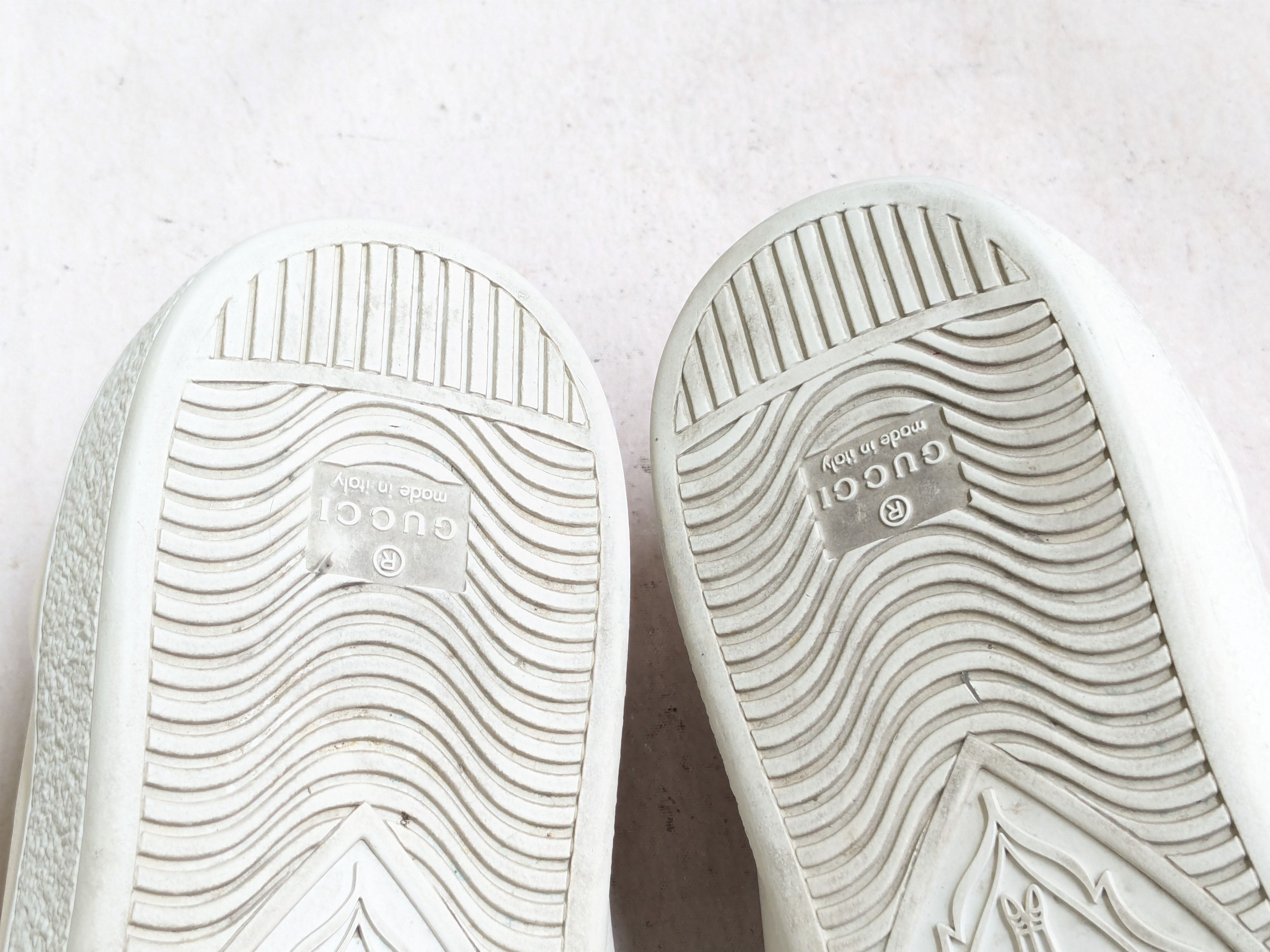 Gucci Ace Sneakers GG White Blue 10.5 Low Leather