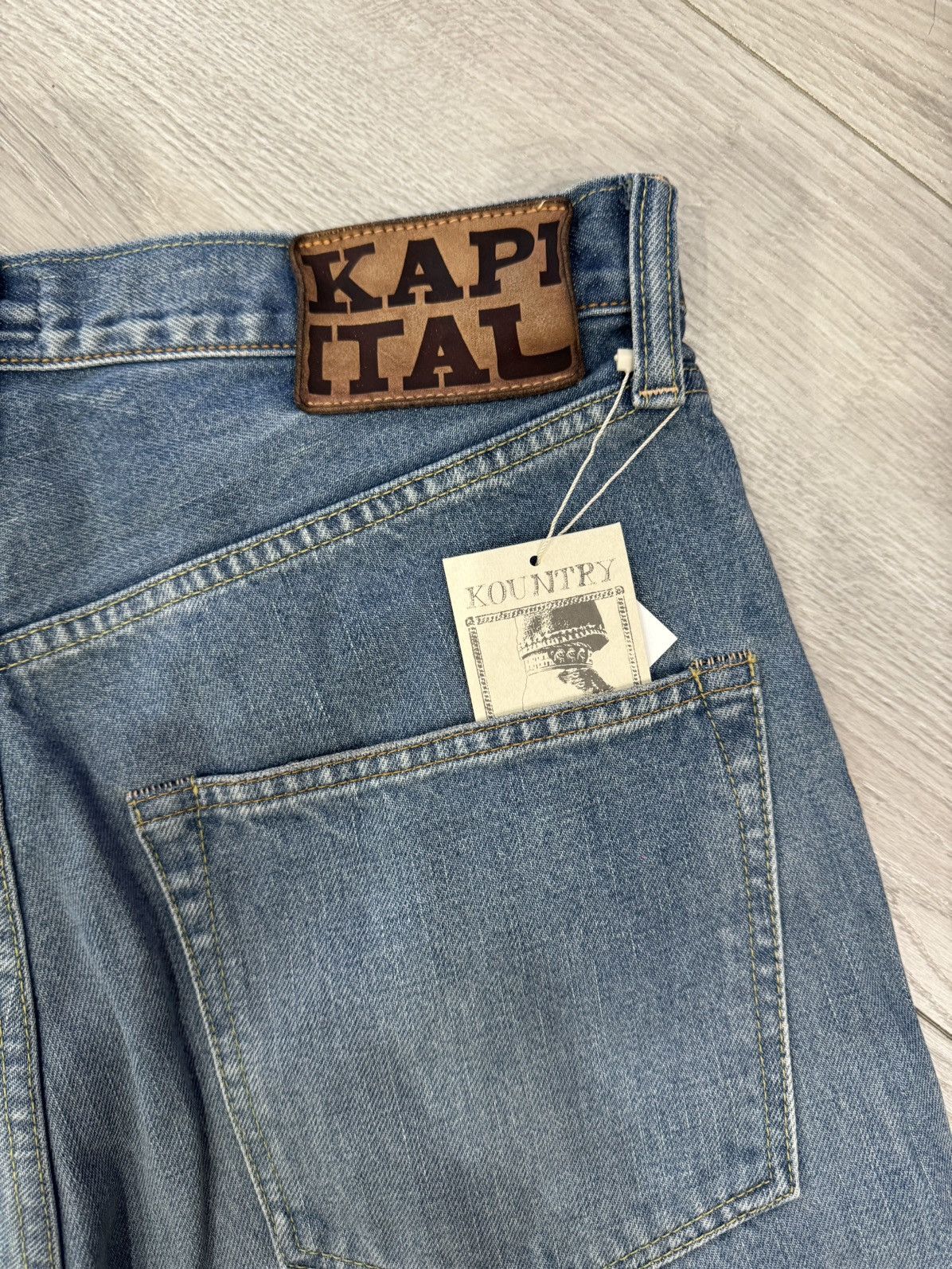 Kapital KAPITAL BONE DENIM SHORTS Size US 34 / EU 50 - 6 Thumbnail