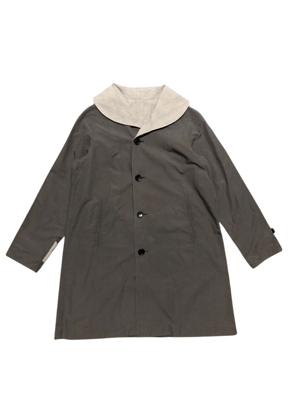 Beams Japan Beams Boys Rivesible Overcoat Plaid Brown Design rare Size US S / EU 44-46 / 1 - 4 Thumbnail