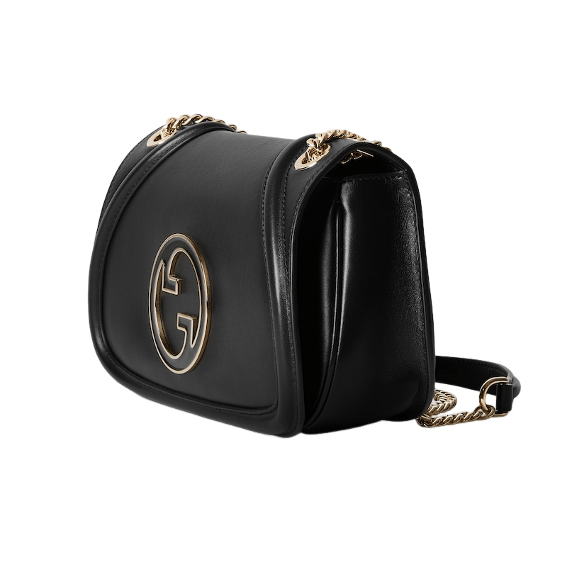 Gucci GUCCI Blondie Medium Black Leather Shoulder Bag Size ONE SIZE - 2 Thumbnail