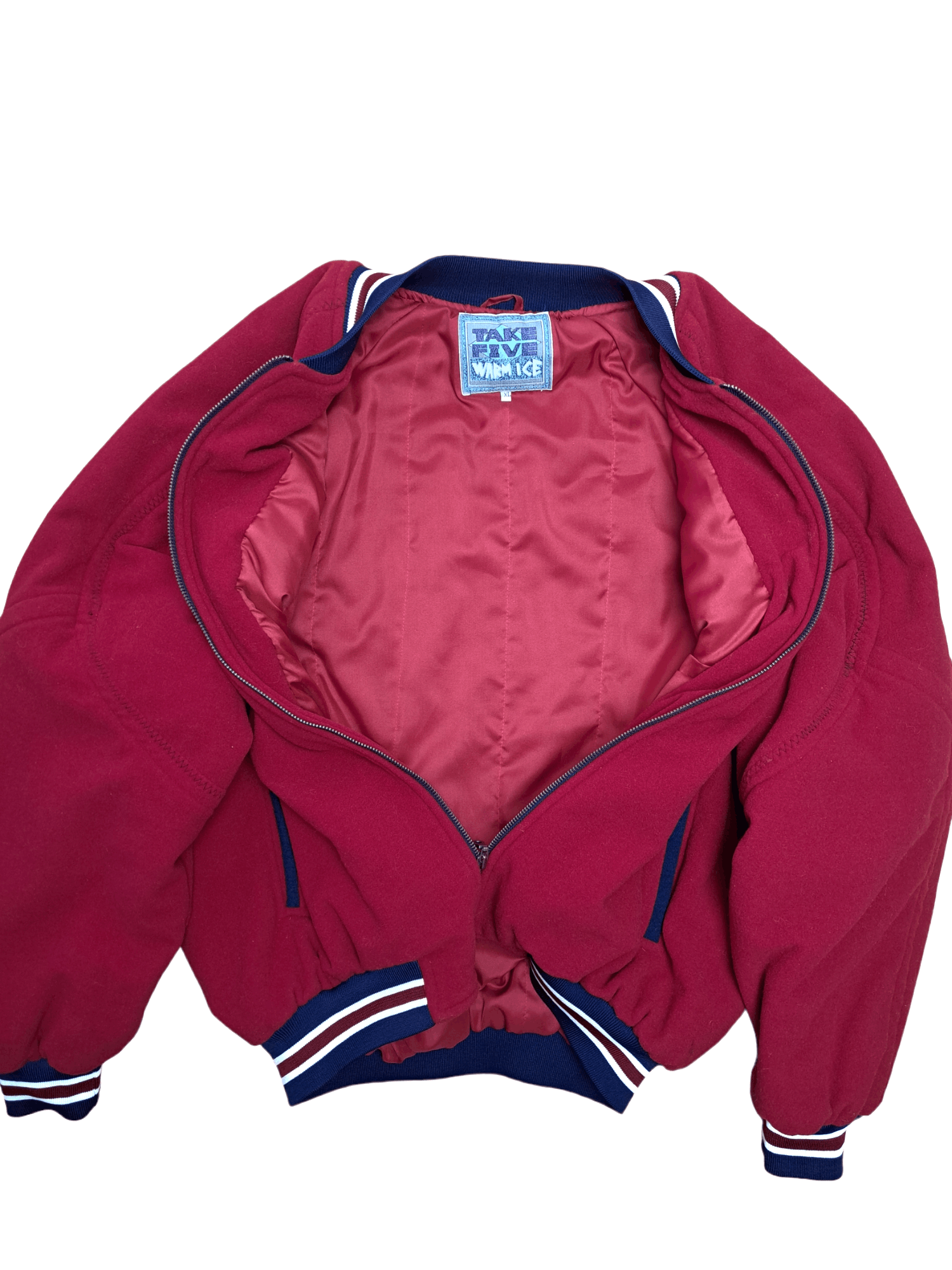 Other vintage bomber jacket new york take five retro 90s stanford Size US XL / EU 56 / 4 - 3 Thumbnail