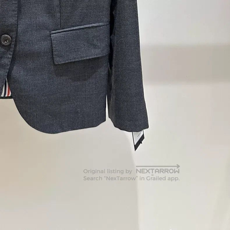 Thom Browne Thom Browne Classic Suit Jacket in Dark Grey Size M / US 6-8 / IT 42-44 - 3 Thumbnail