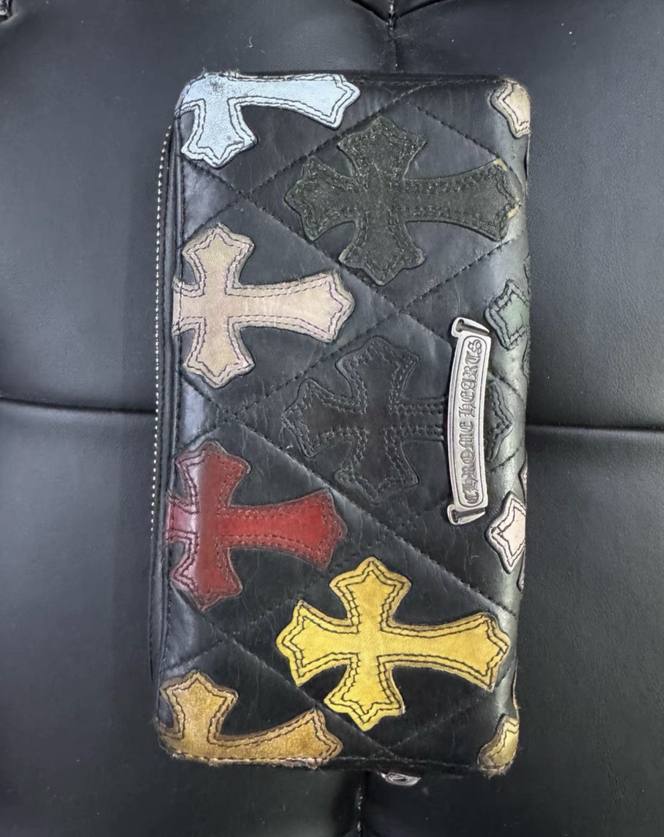 Chrome Hearts Chrome Hearts Long Wallet in Multicolor Leather Size ONE SIZE - 1 Thumbnail