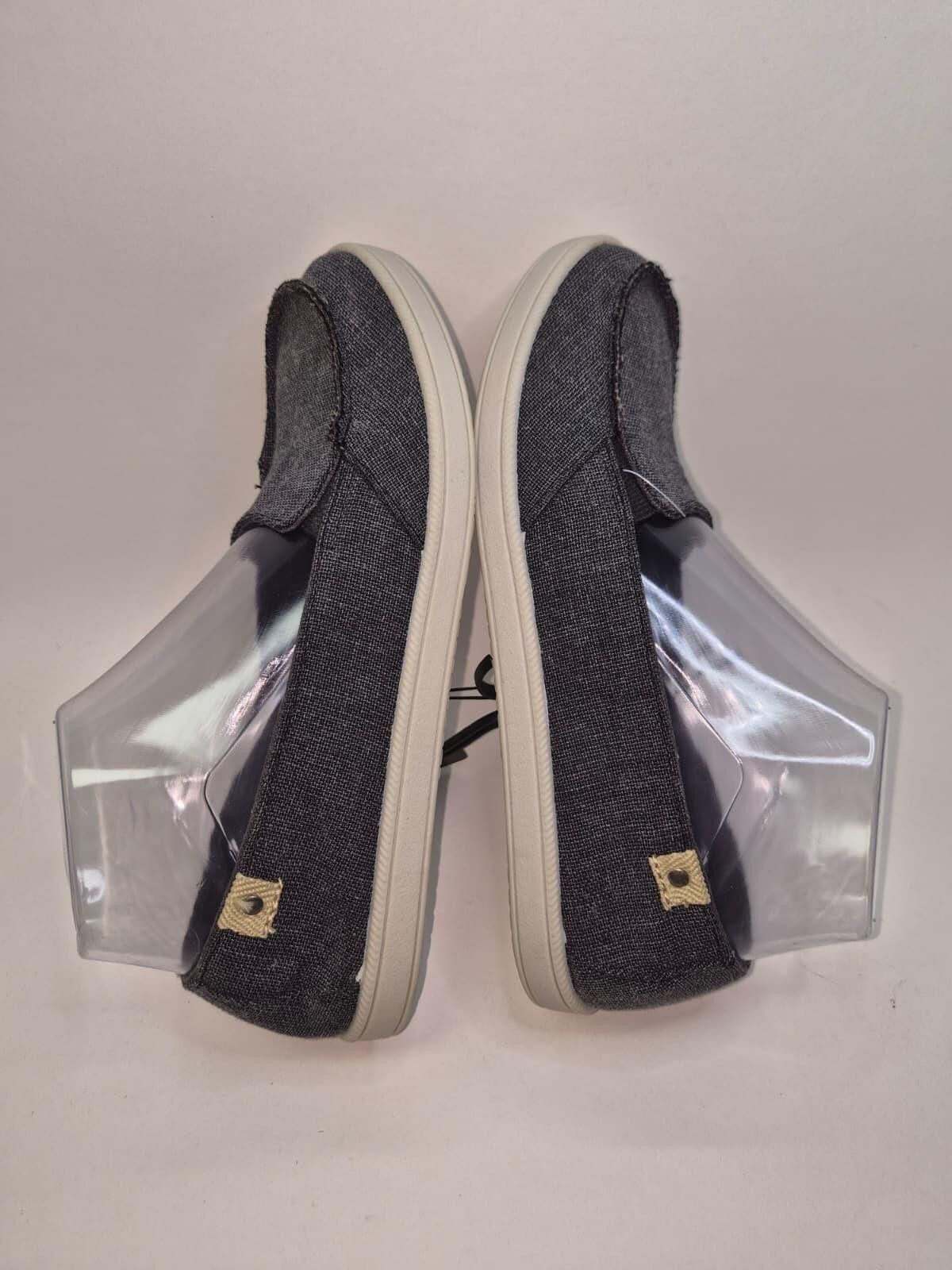 Other Time and True Women’s Size 8 Gray Canvas Slip-On Loafers NWT Size US 8 / IT 38 - 9 Thumbnail