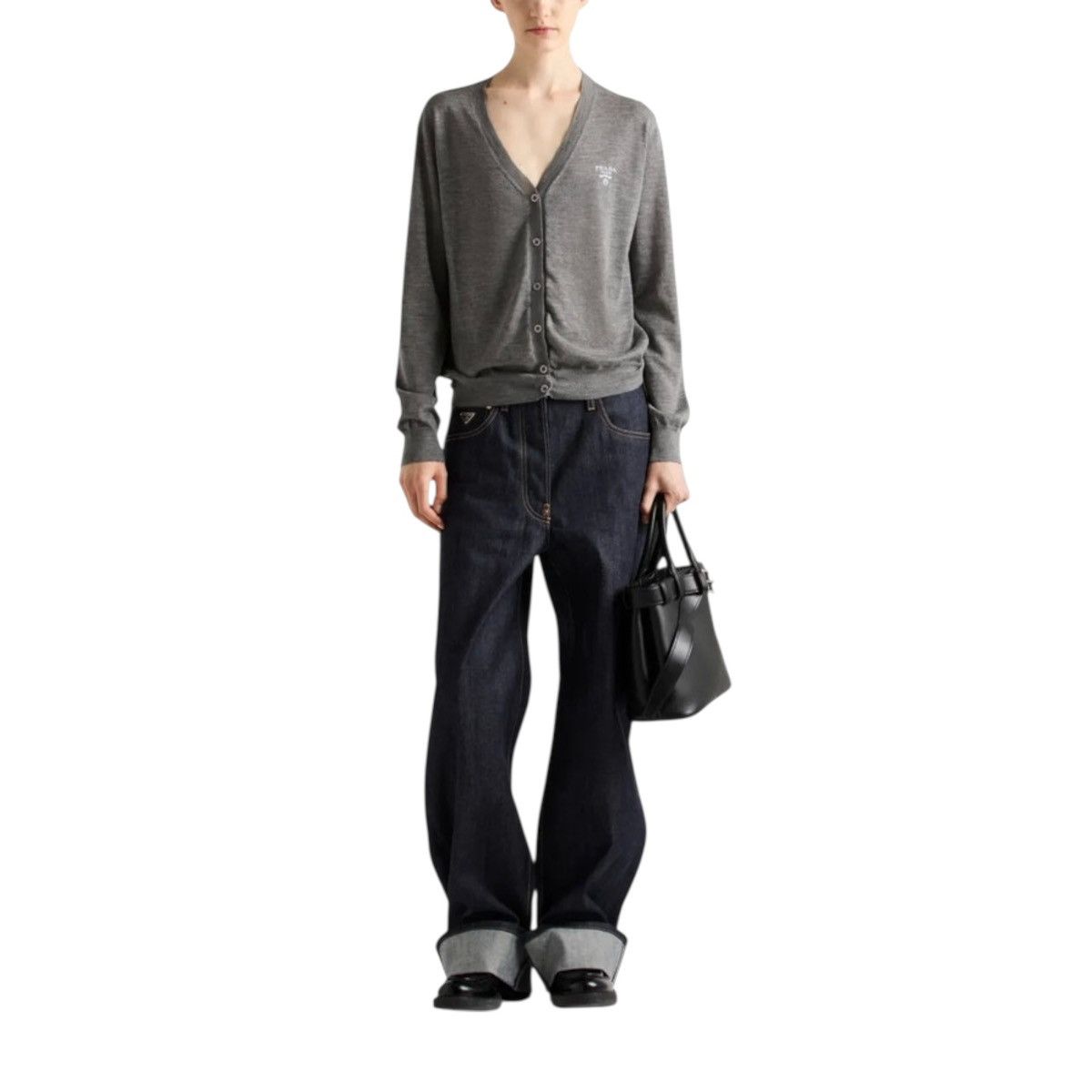 Prada Prada women's cashmere cardigan size IT 36 Size XS / US 0-2 / IT 36-38 - 2 Thumbnail