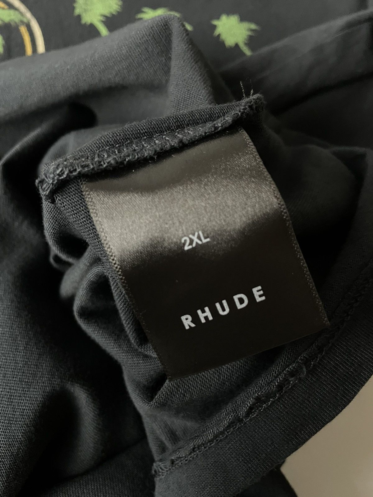 Rhude RHUDE VTG BLACK PALMERA TEE Size US XL / EU 56 / 4 - 12 Thumbnail