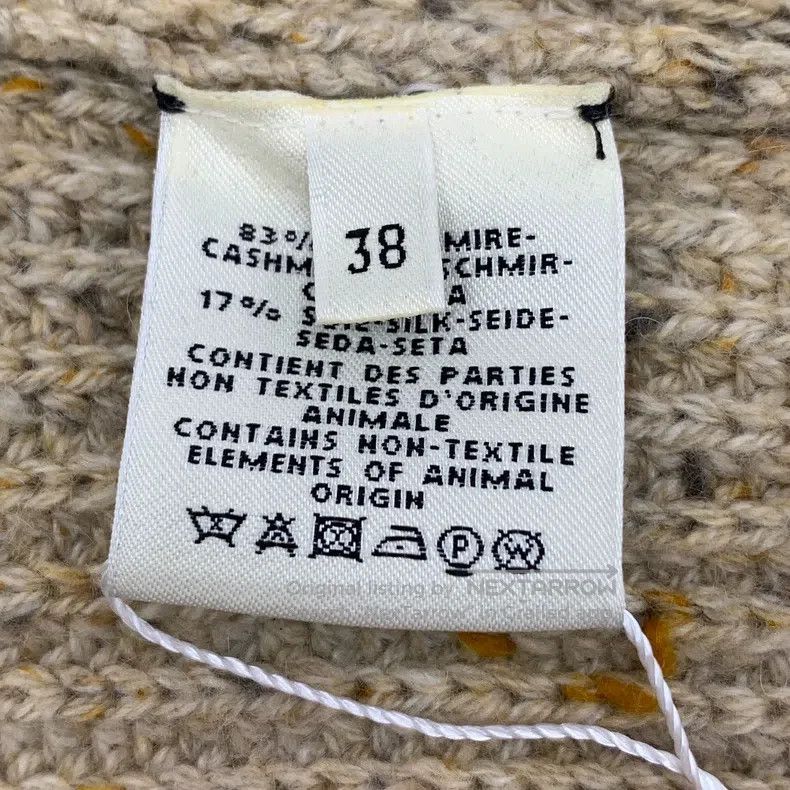 Hermes Hermes Brown Cable Knit Cashmere Hooded Open Front Knitted Size XS / US 0-2 / IT 36-38 - 6 Thumbnail