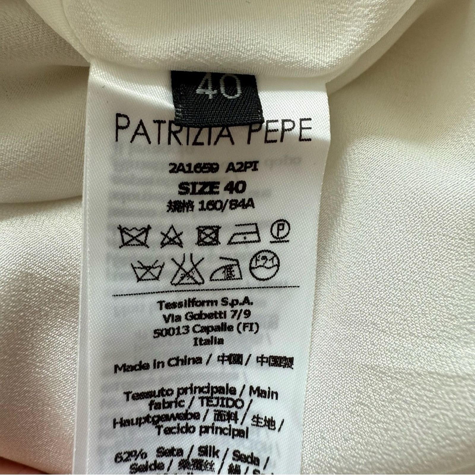 Patrizia Pepe NWT Patrizia Pepe women long sheer dress size 40IT or S 569$ Size S / US 4 / IT 40 - 15 Thumbnail