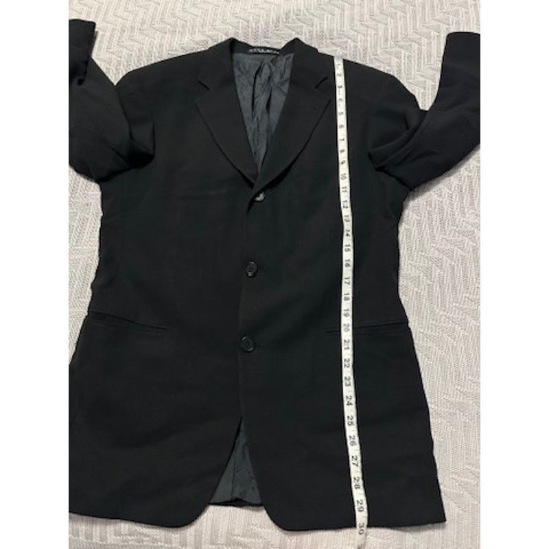 Hugo Boss Hugo Boss black wool three button blazer size 40R Size 40R - 10 Thumbnail