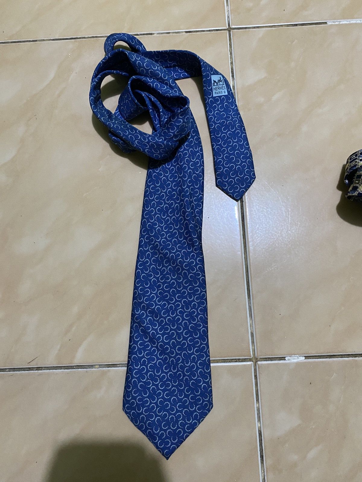 Hermes Necktie vintage hermes Size ONE SIZE - 2 Thumbnail