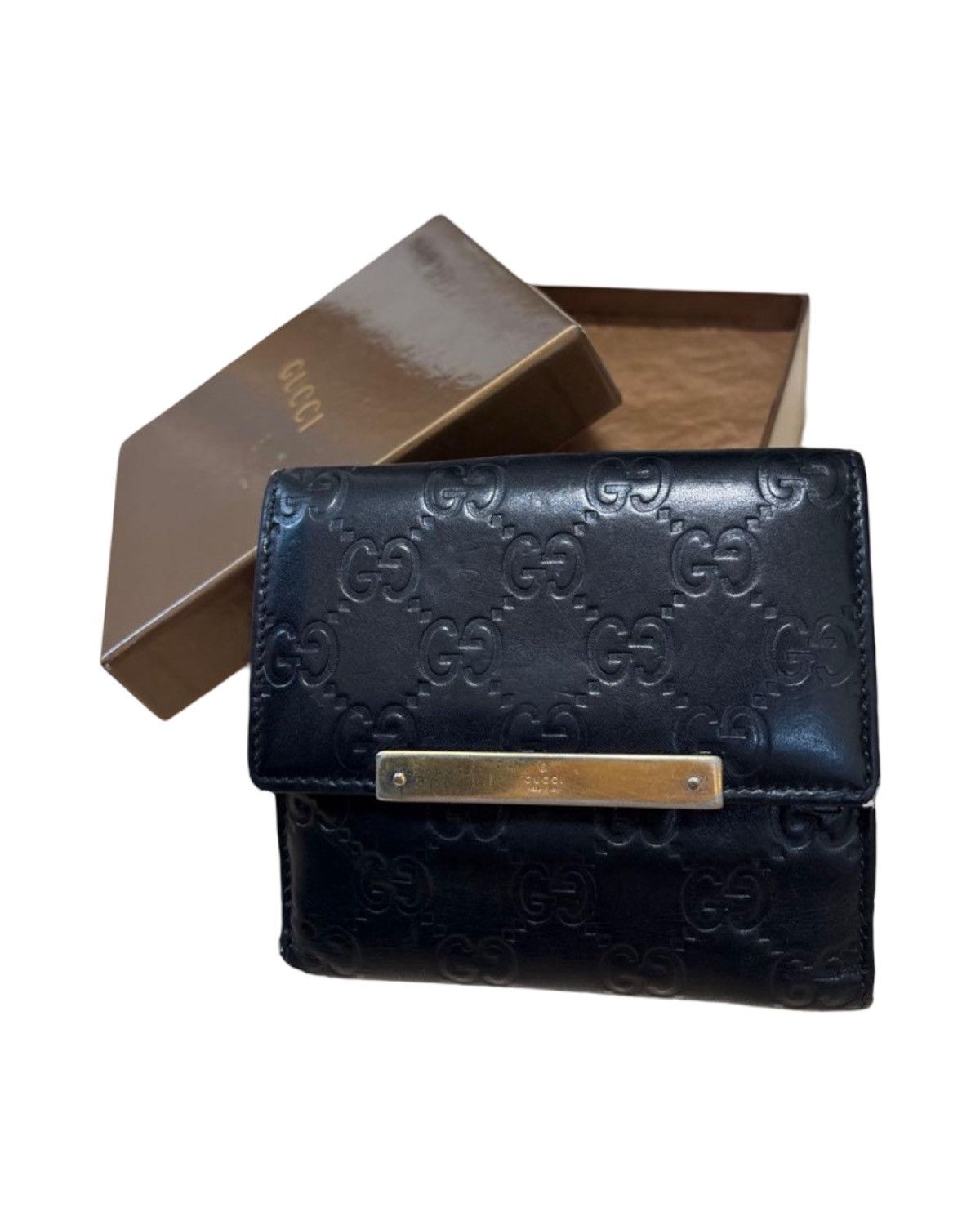 Gucci 🇮🇹MADE IN ITALY🇮🇹 GUCCI Leather Wallet Size ONE SIZE - 1 Thumbnail