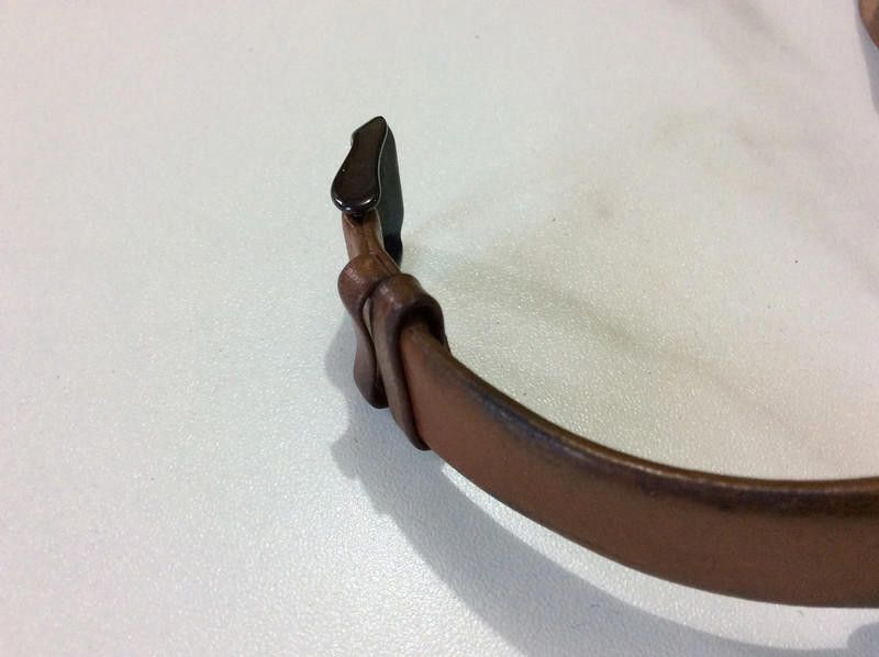 Designer Unknown black dial brown leather strap watch Size ONE SIZE - 6 Thumbnail