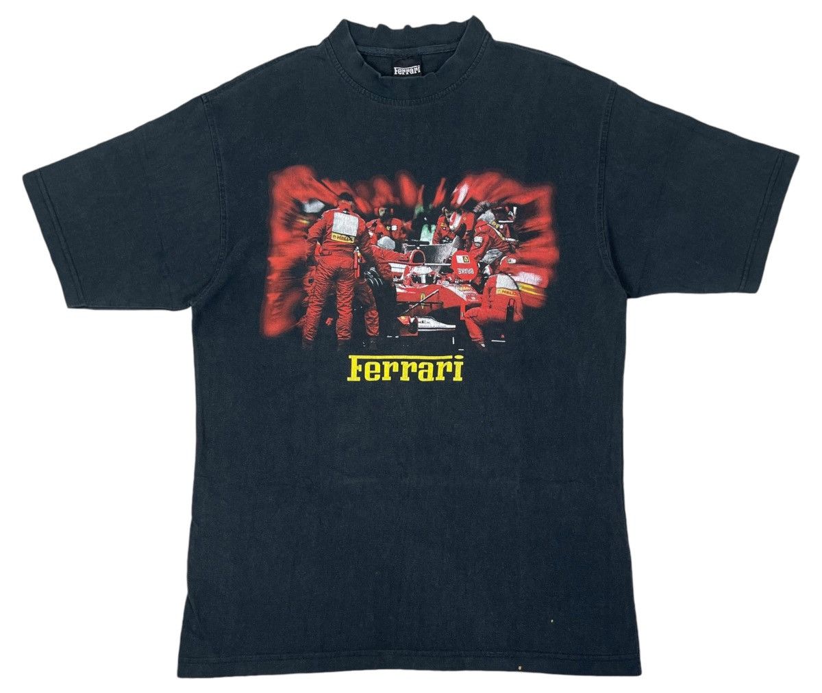 90s Vintage Ferrari tee neck