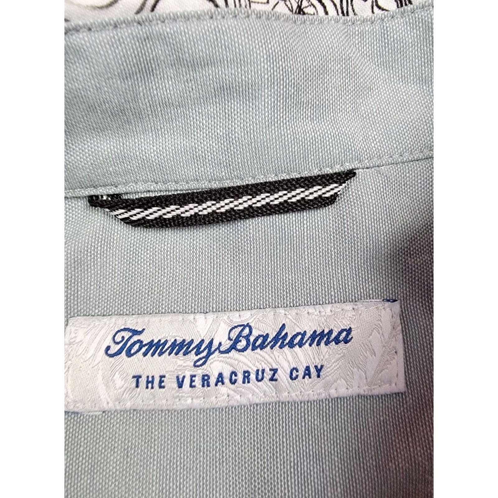 Tommy Bahama Tommy Bahama Shirt Mens XLT Veracruz Cay Hidden Paradise NWT Multicolor Short Sleeve Button-Up Collared Beach Tropical Marine Nautical Florals | Mens Size US XL / EU 56 / 4 - 2 Thumbnail