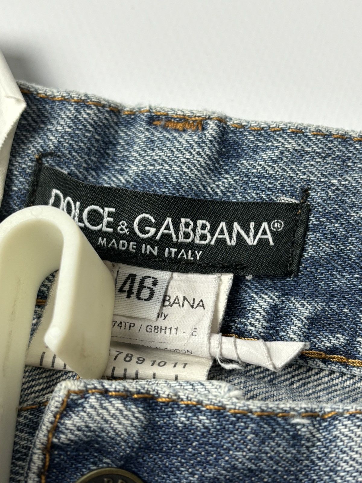 Dolce & Gabbana Vintage Y2K Dolce & Gabbana Distressed Denim Faded Jeans Size US 33 - 4 Thumbnail