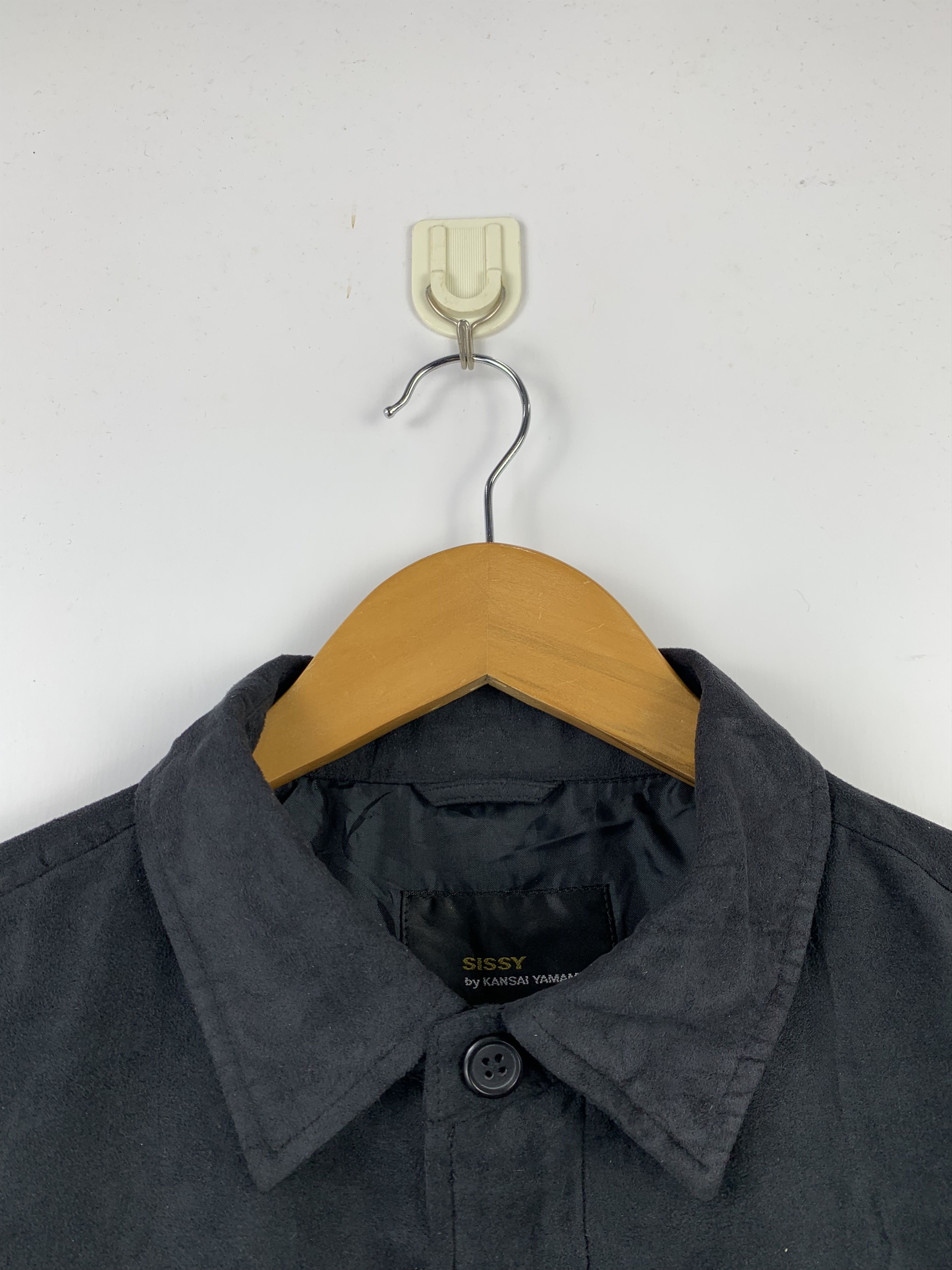 Japanese Brand Vintage Kansai Yamamoto Zipper Denim Jacket J1576 Size US L / EU 52-54 / 3 - 7 Thumbnail