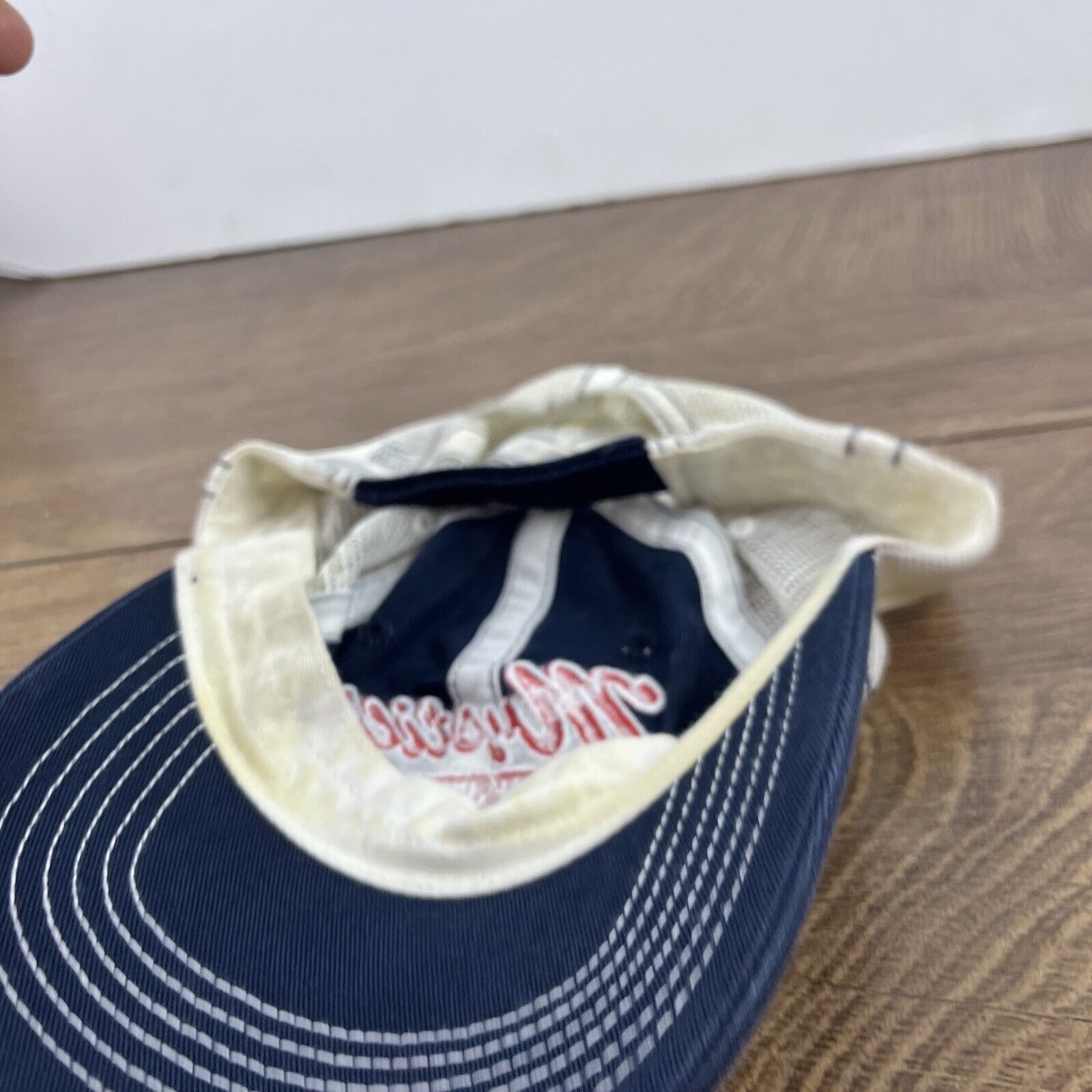 Other Mystics New Jersey Hat Blue Hat Adjustable Adult Size Hat Bl Size ONE SIZE - 13 Thumbnail