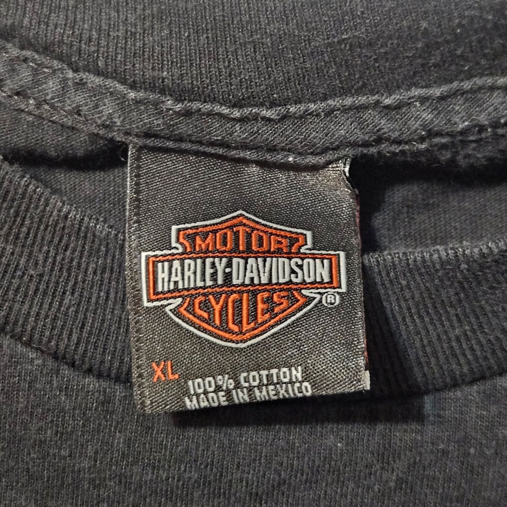 Harley Davidson VINTAGE Harley-Davidson Pocket Shirt Men's XL Black St Maarten, NA Shirt Mens XL Black Harley-Davidson Pocket Shirt Size US XL / EU 56 / 4 - 5 Thumbnail