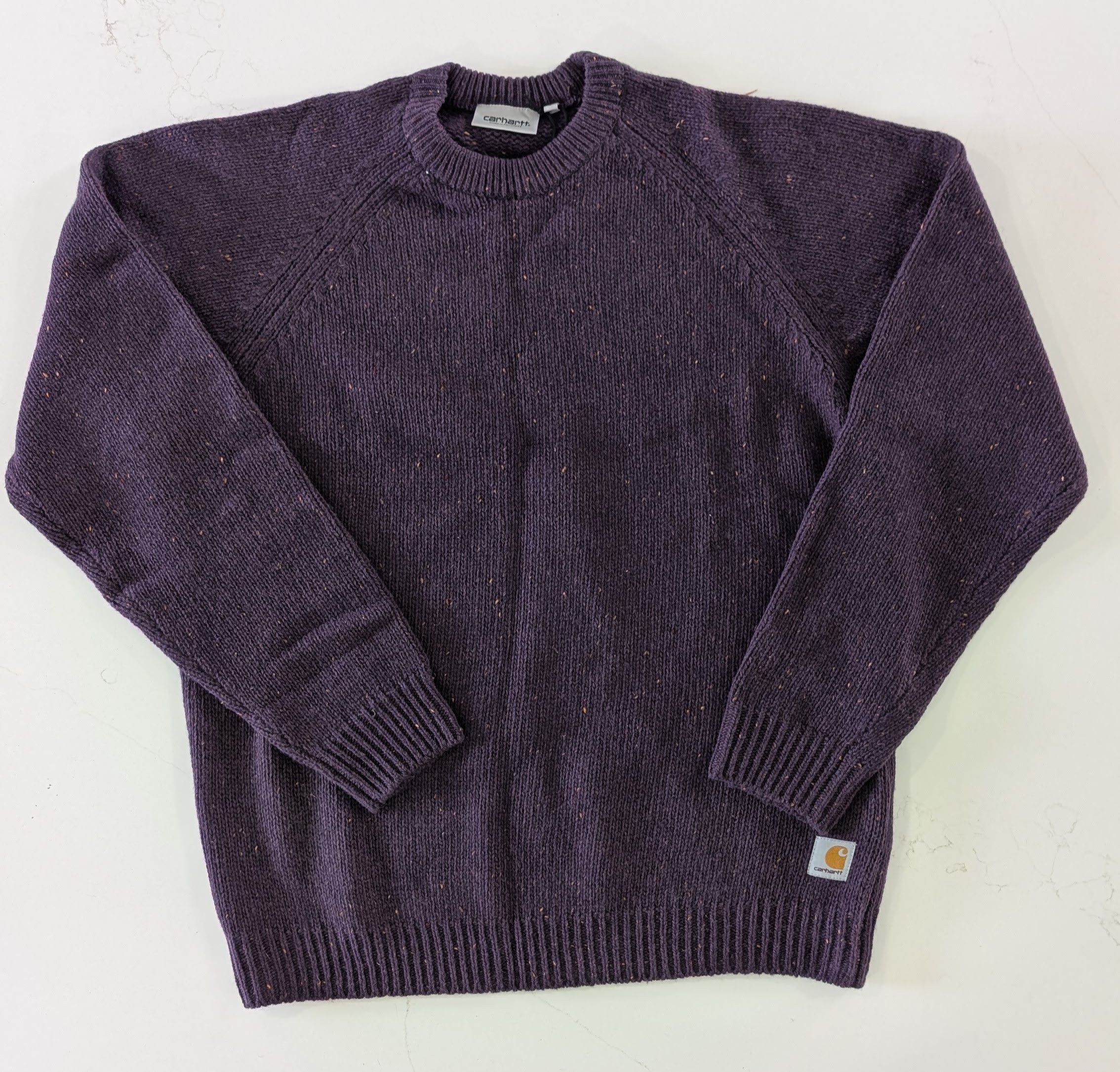Carhartt Wip Carhartt WIP Anglistic Speckled Wool Knit Purple Size L Size US L / EU 52-54 / 3 - 1 Thumbnail