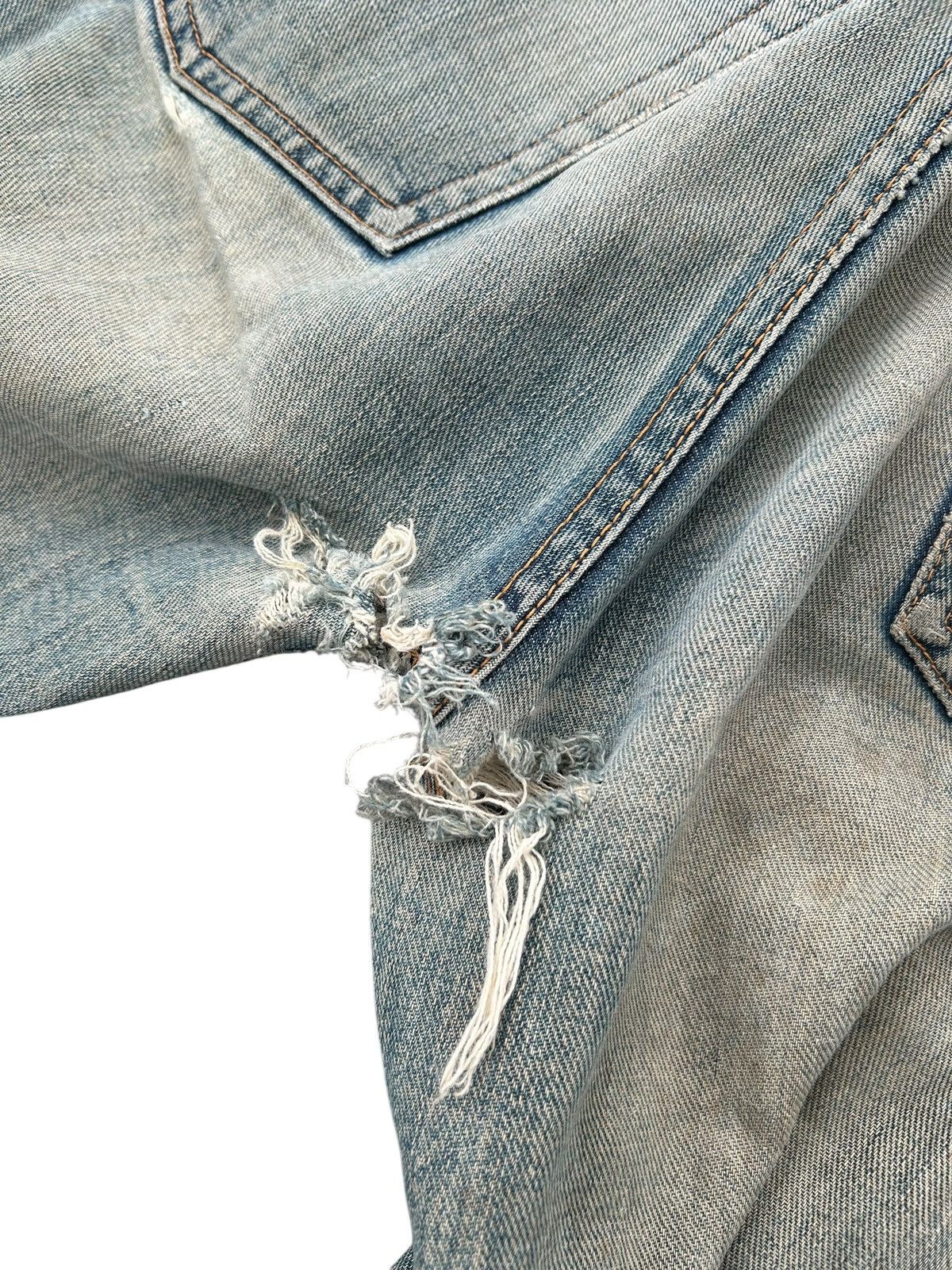Japanese Brand × Kapital × Vintage SugarCane Selvedge Distressed Vtg Denim Jeans Size US 29 - 18 Thumbnail
