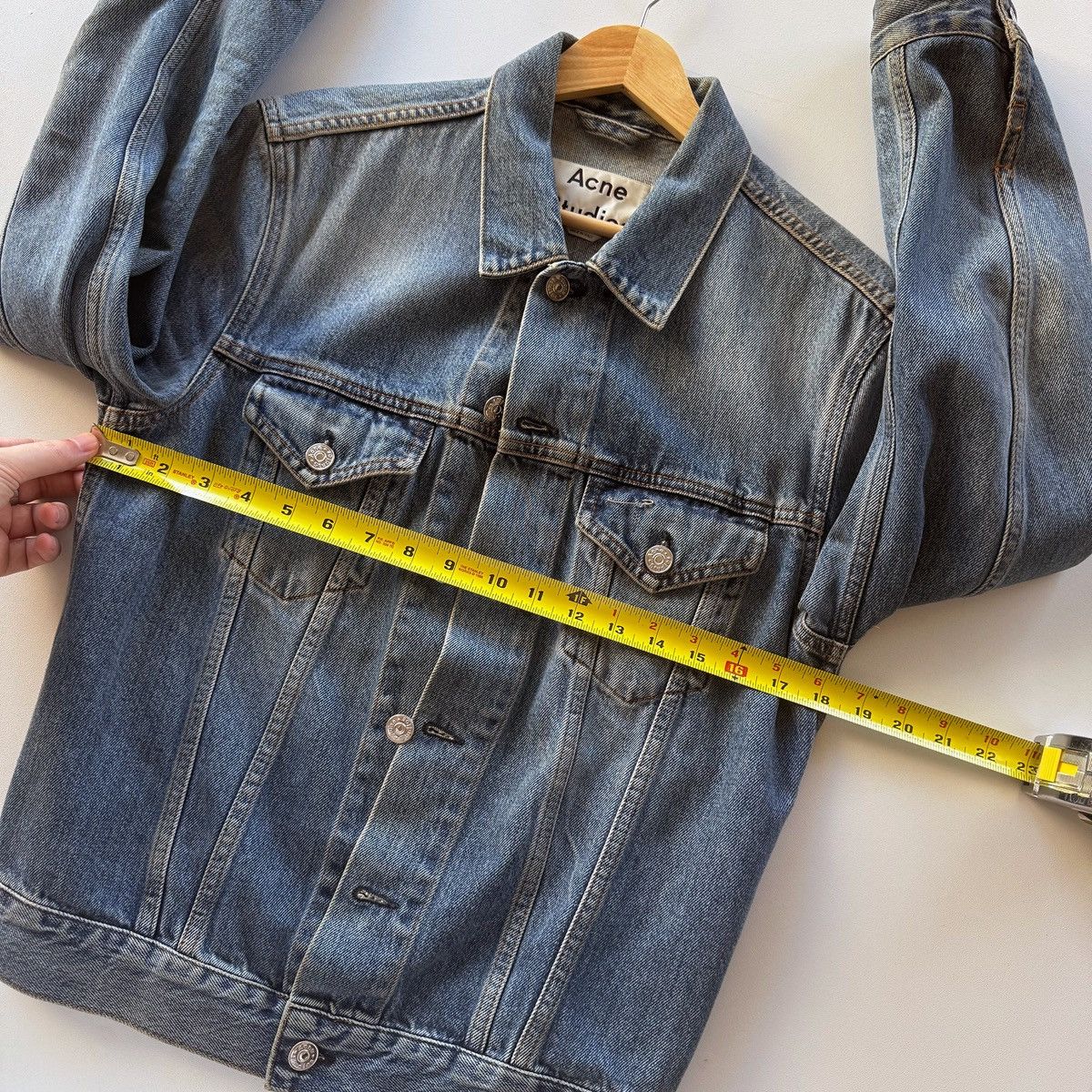 Acne Studios Acne Studios Who Mid Vintage Denim Jacket Size US S / EU 44-46 / 1 - 15 Thumbnail