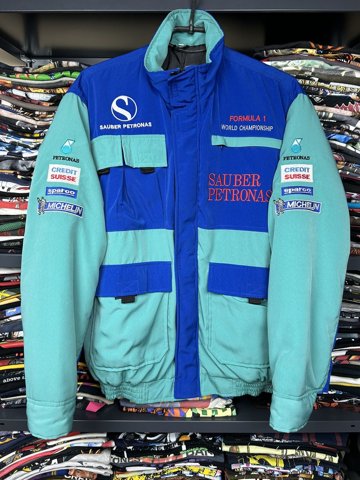 NASCAR × Vintage Vintage Sauber Petronas Formula 1 Jacket Size US M / EU 48-50 / 2 - 1 Thumbnail
