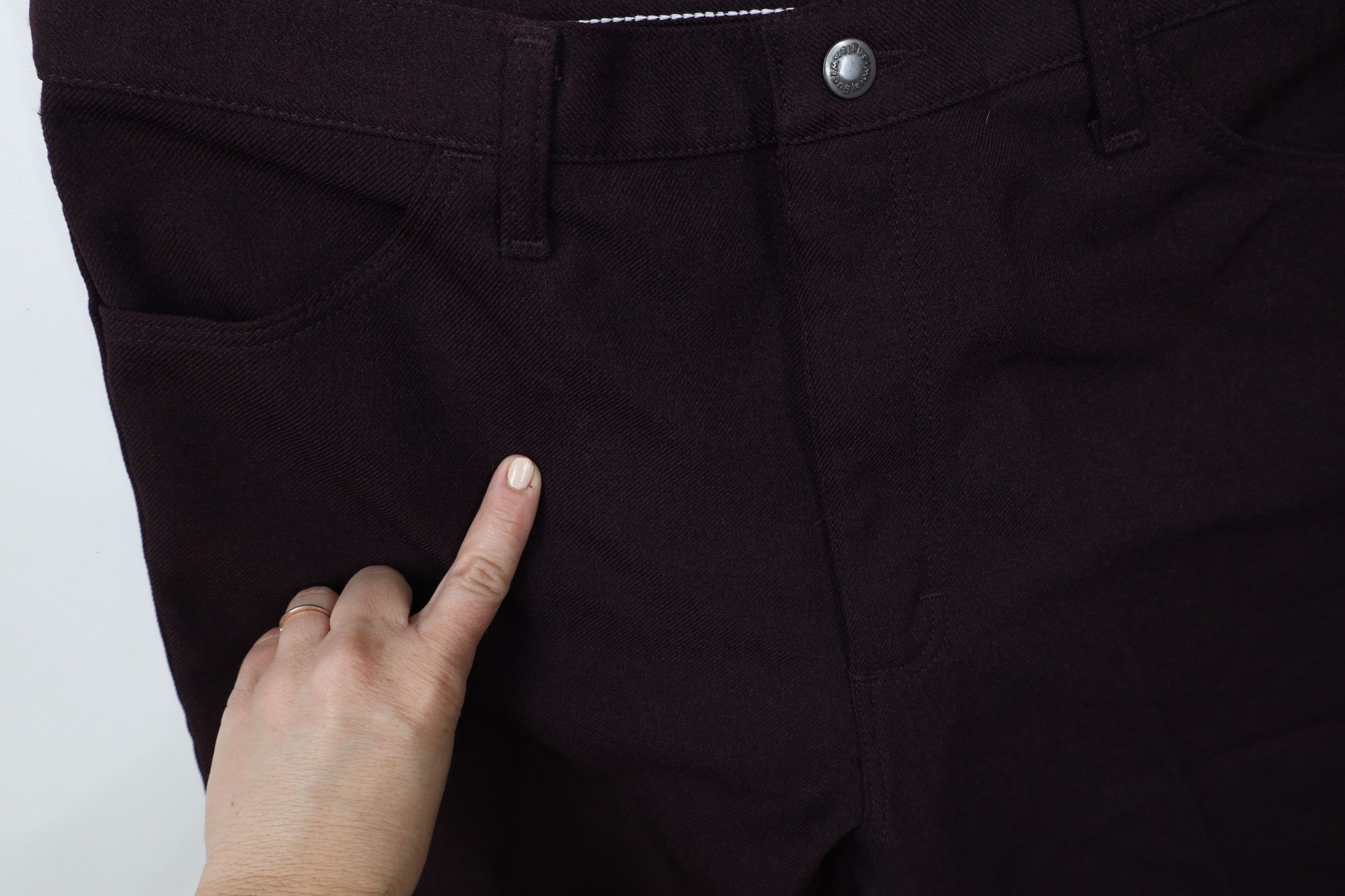Vintage × Wrangler Vintage 90s Wrangler Wide Leg Chino Pants Heather Purple Size US 36 / EU 52 - 5 Thumbnail