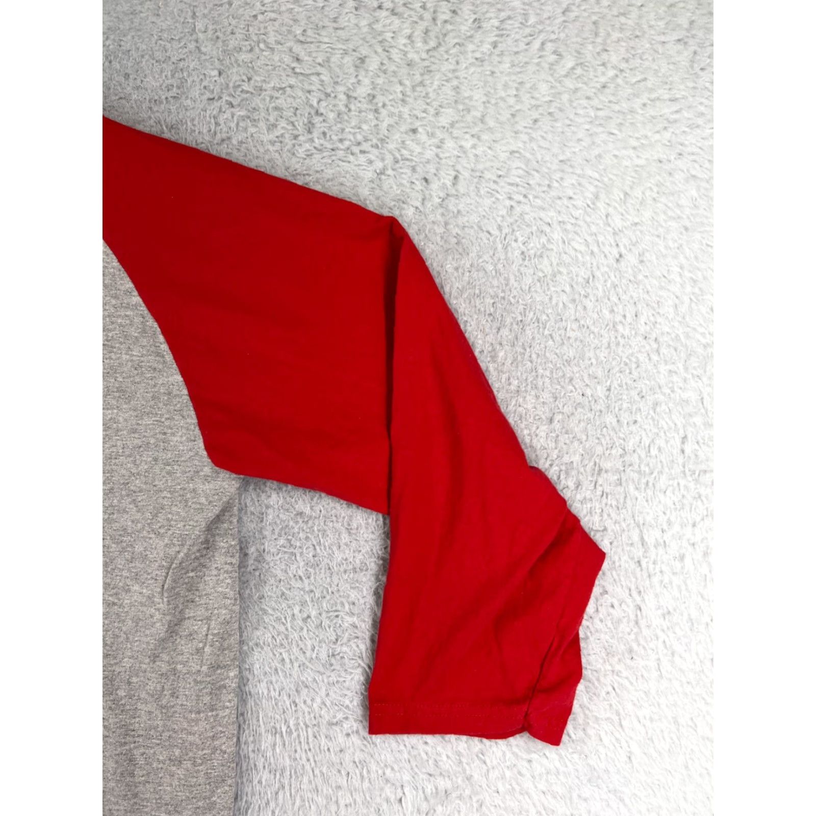 Champion Champion Shirt Men M 3/4 Sleeve Colorblock Red Gray Logo Athletic Cotton T-Shirt, 90s Retro Sports Graphic, Mens Medium Gray Size US M / EU 48-50 / 2 - 3 Thumbnail