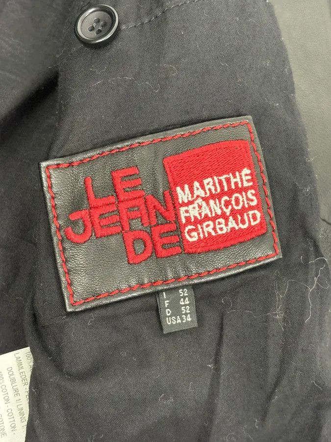 Marithe + Francois Girbaud 2000s Marithé + François Girbaud Black Studded Biker Leather Jacket Size US M / EU 48-50 / 2 - 10 Thumbnail